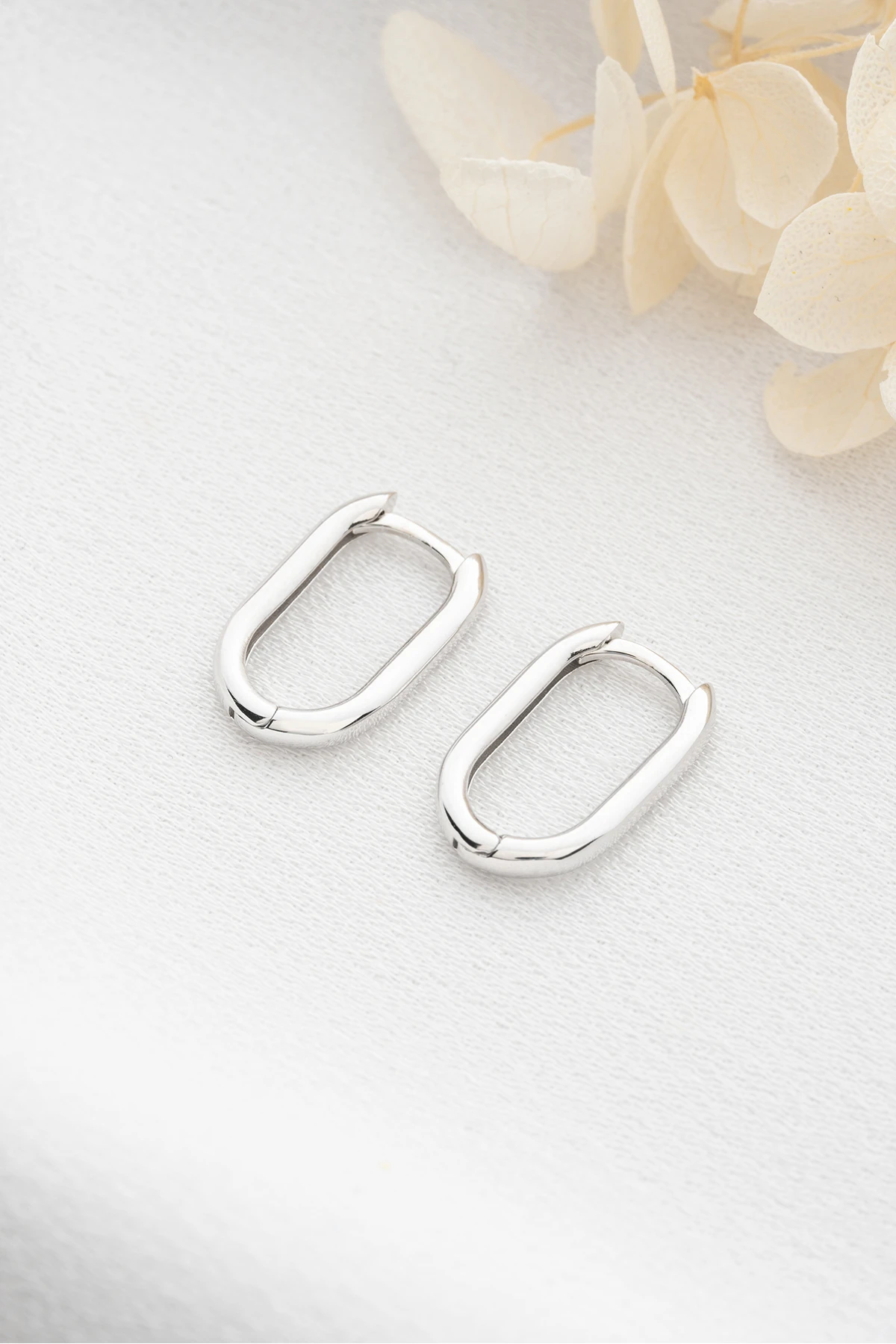 Gümüş Halka Küpe