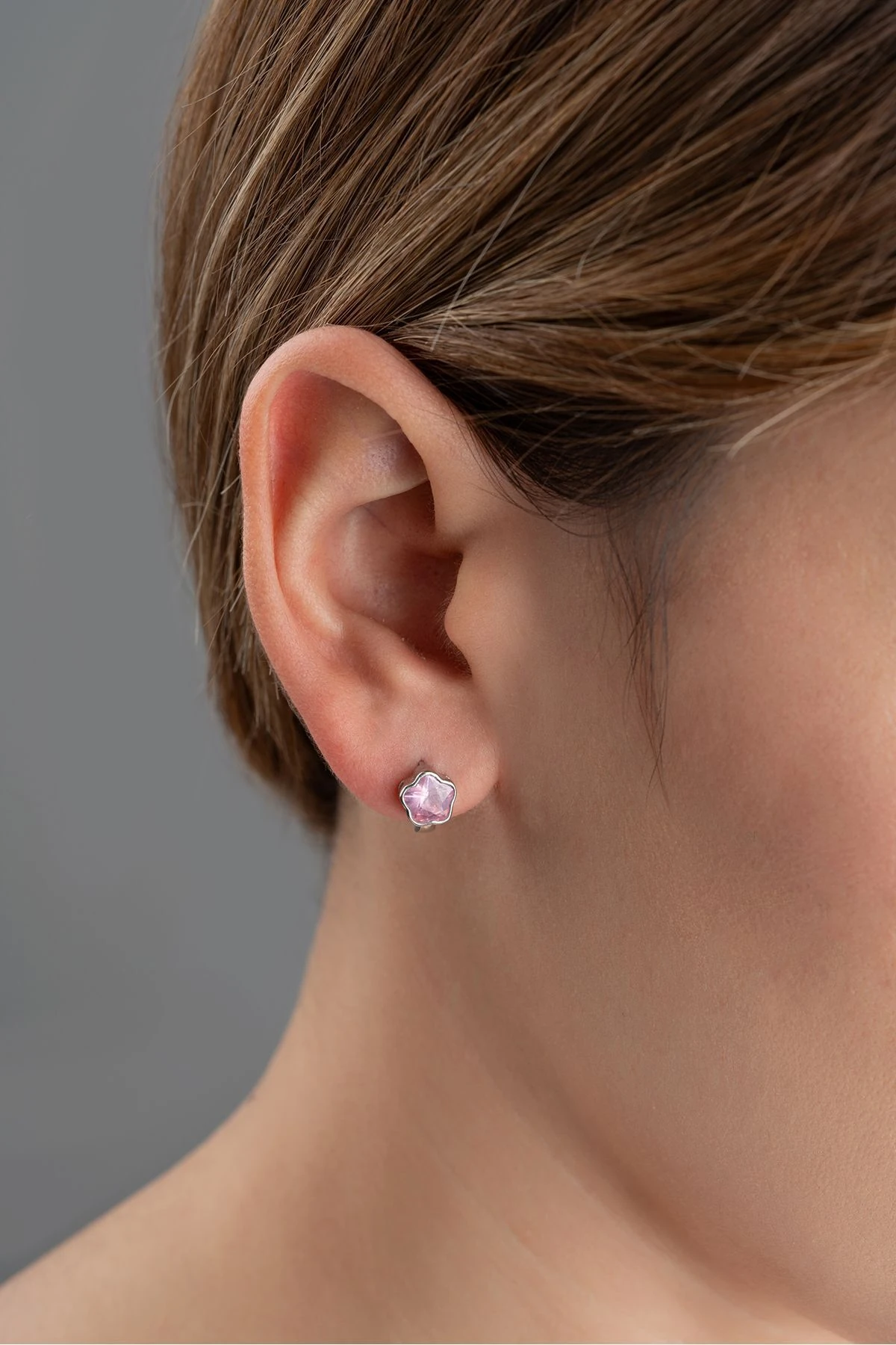 Gümüş Yıldız Minik Küpe