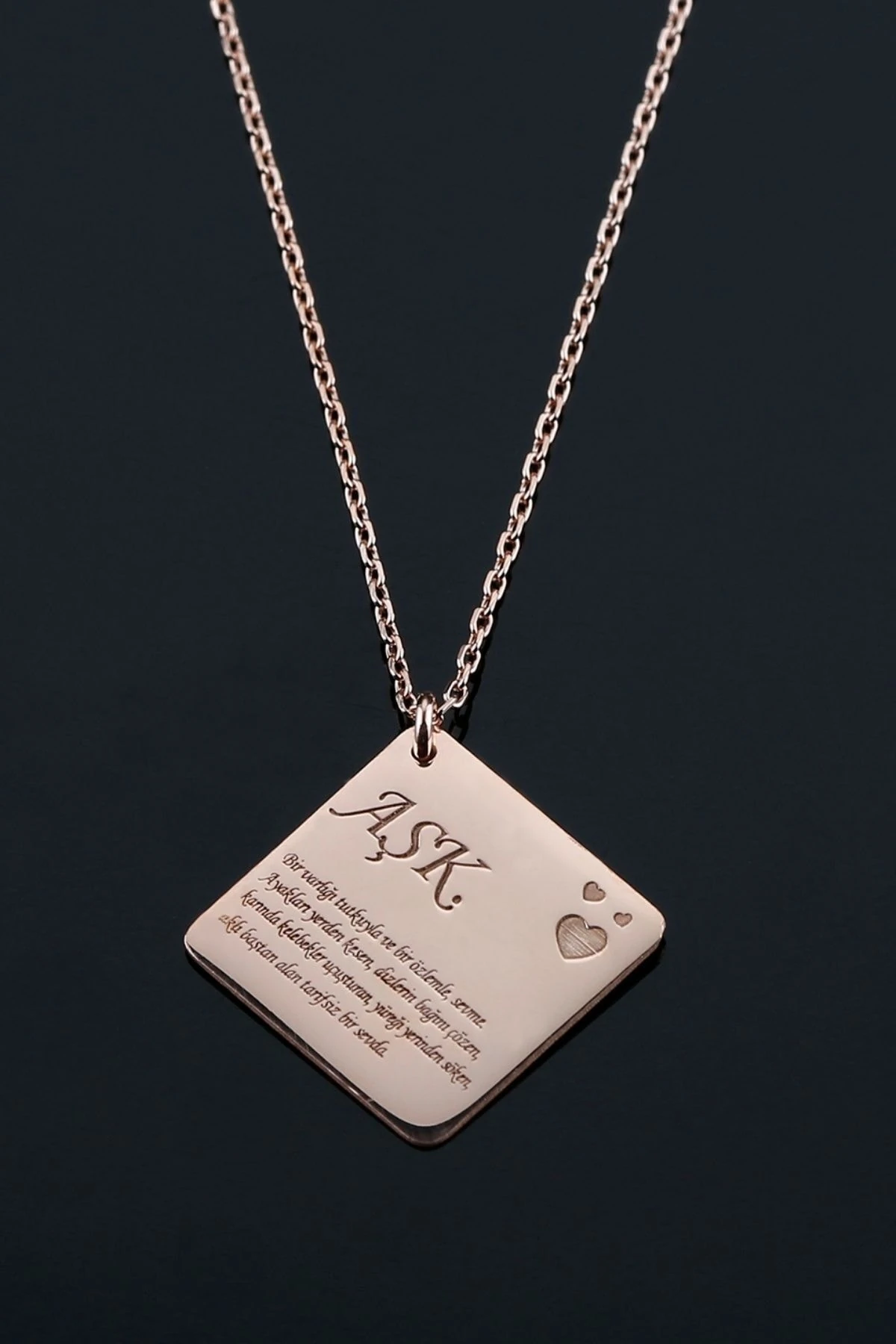 Gümüş Aşk Kolyesi