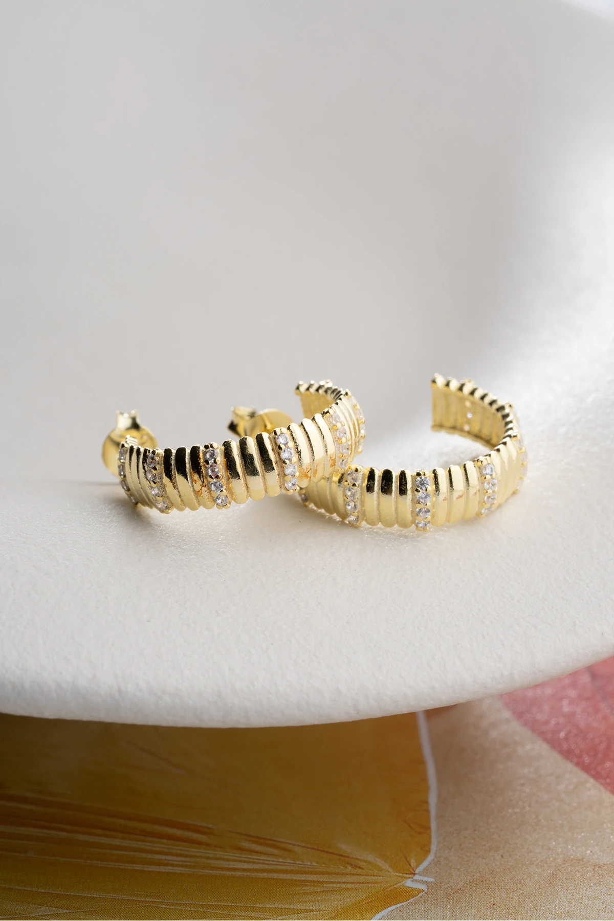 Gümüş Salyangoz Küpe