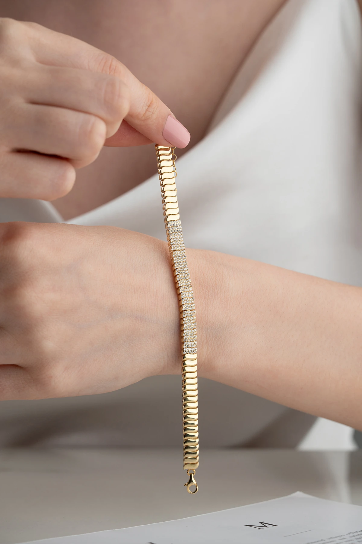 Gümüş Trend Model Bileklik