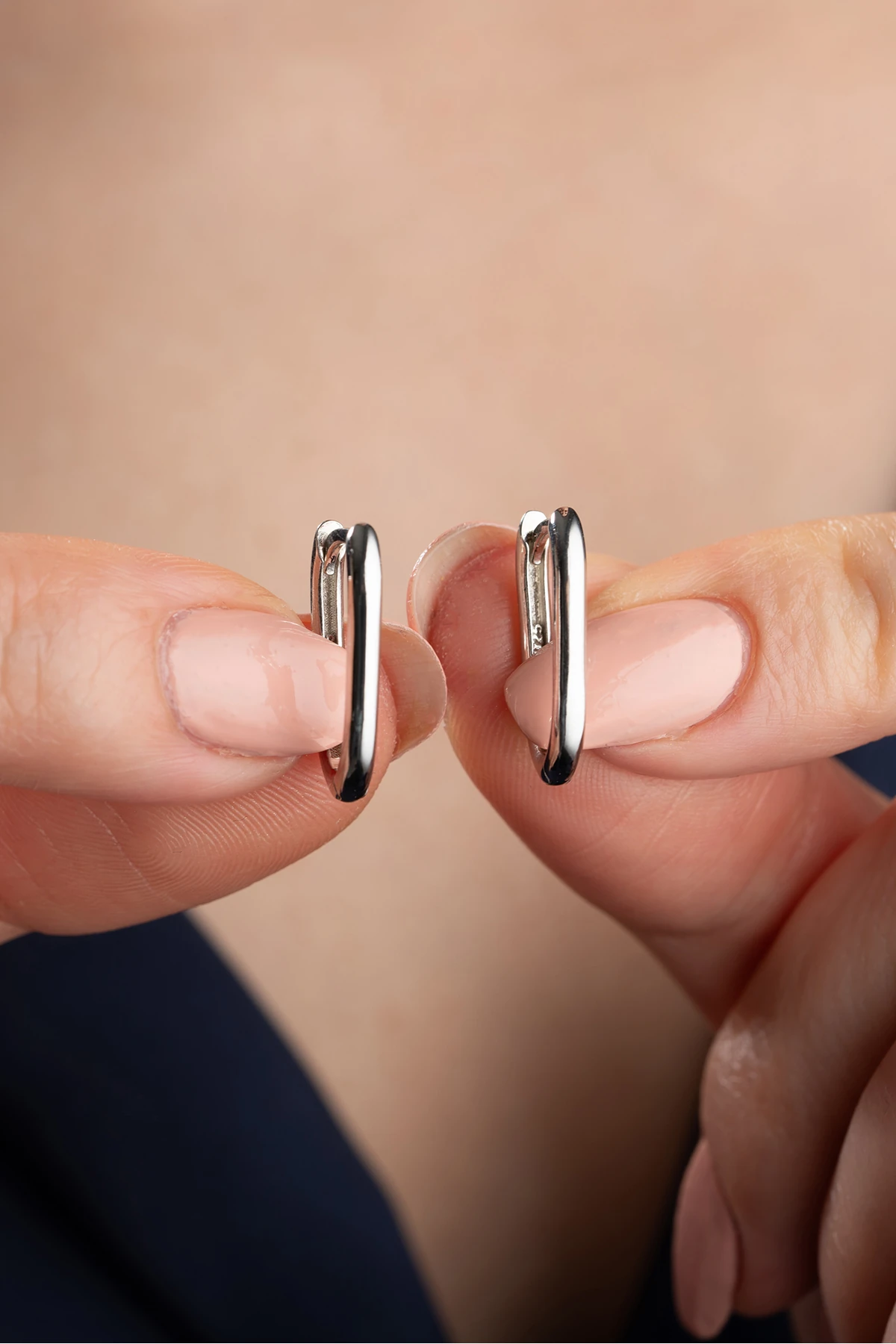 Gümüş Halka Küpe