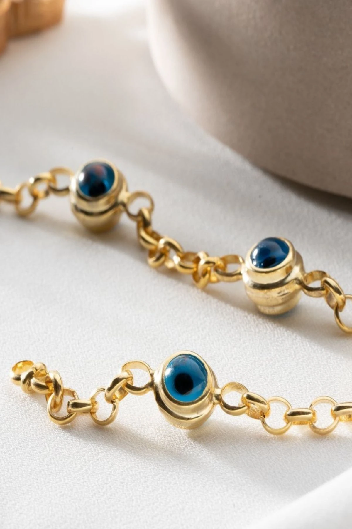 Gümüş 4'lü Göz Nazar Bileklik