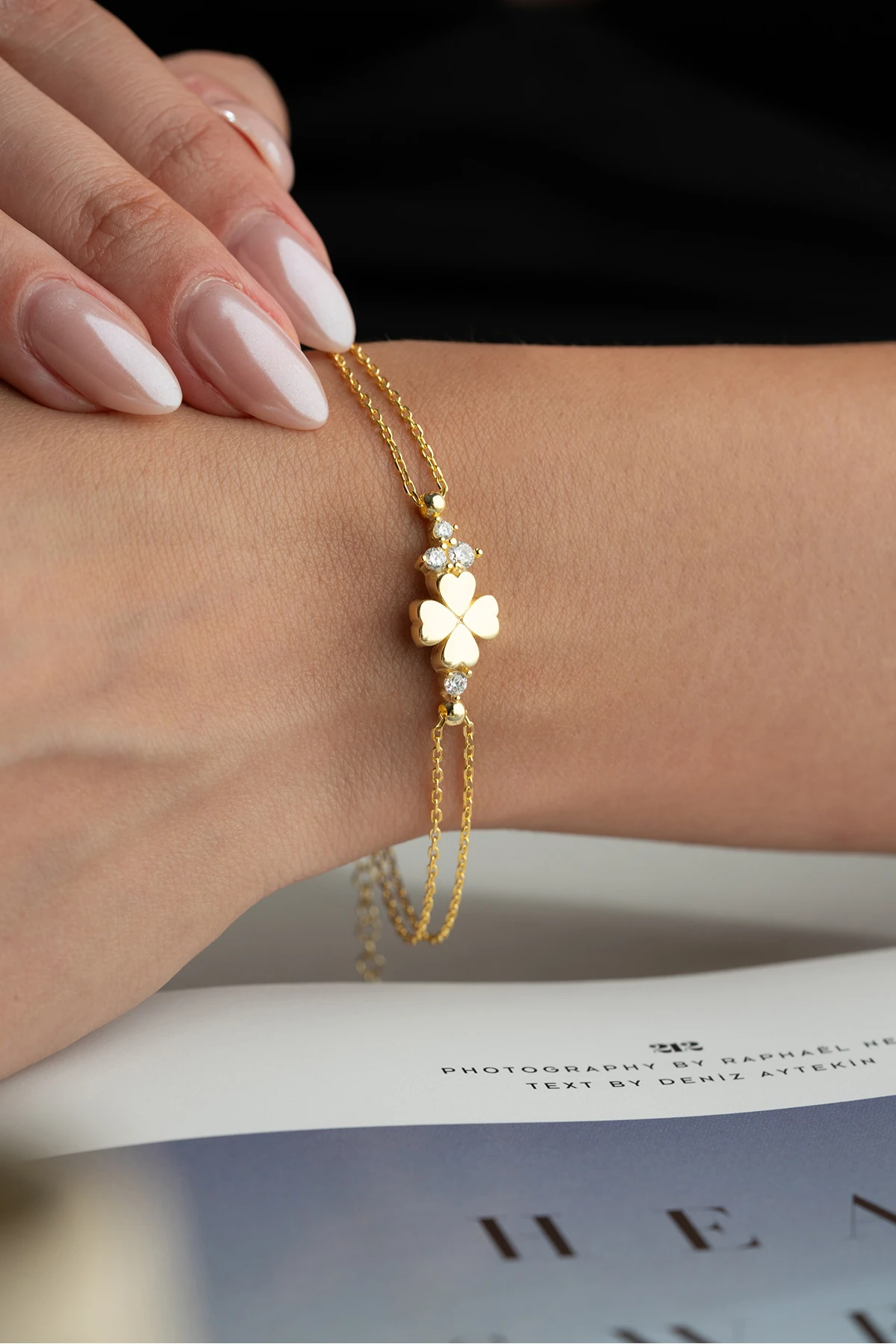 Gümüş Yonca Bileklik