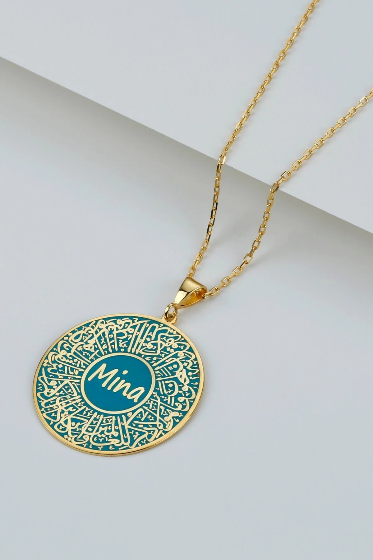 Gümüş Dualı Isim Kolye