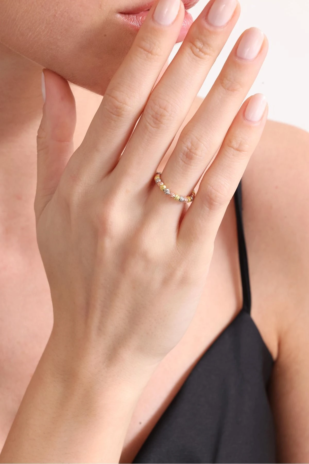 Gümüş Ayarlanabilir Dorika Yüzük