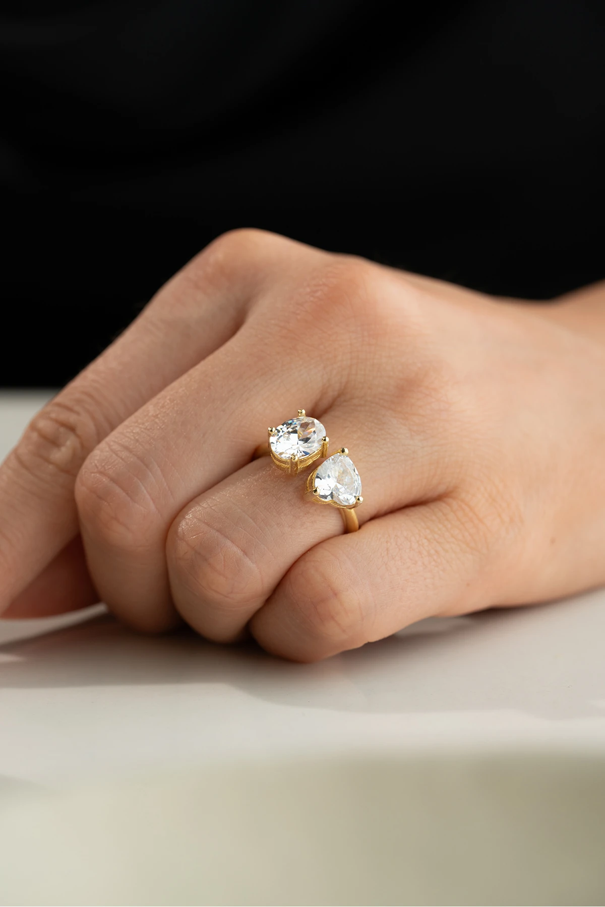 Gümüş Taşlı Model Yüzük