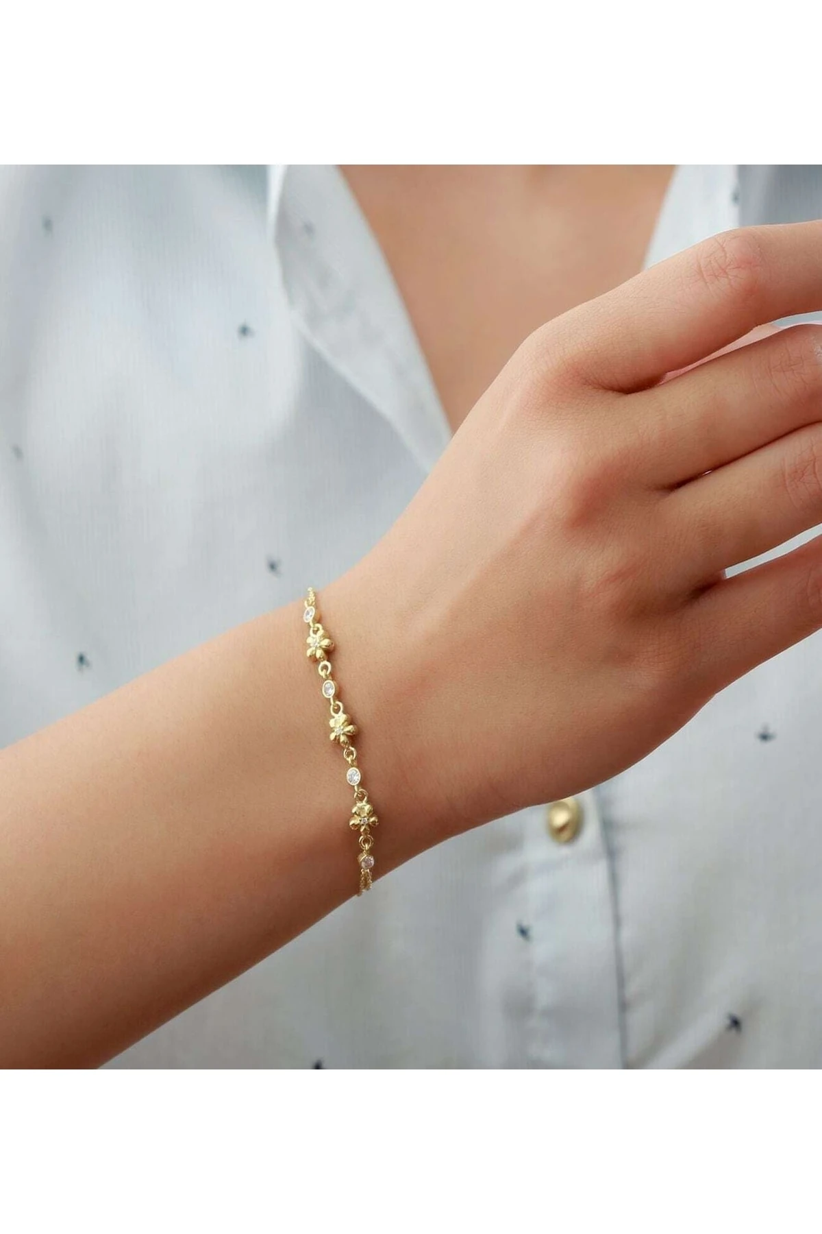 Gümüş Trend Bileklik