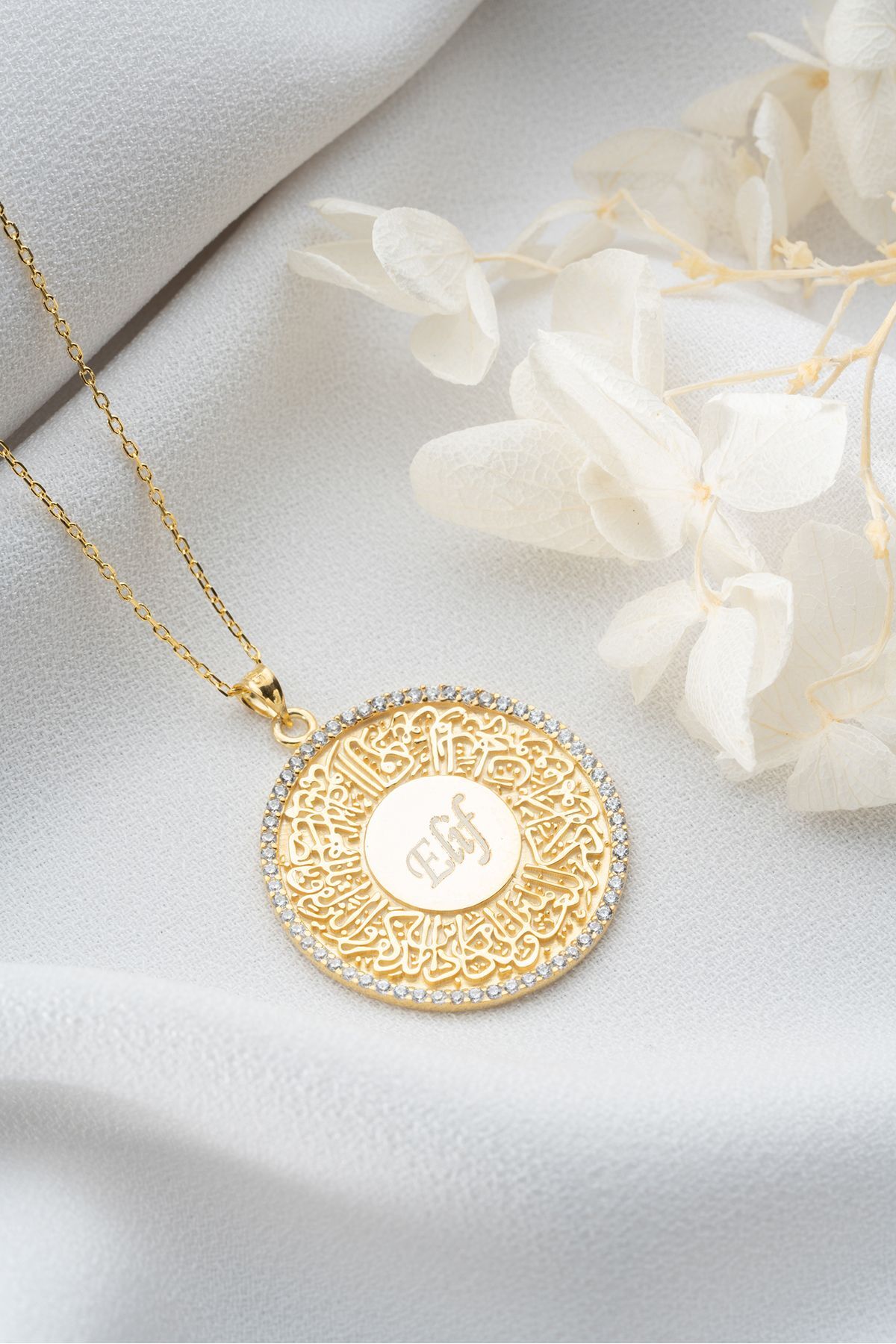 Gümüş İsimli Dua Kolye