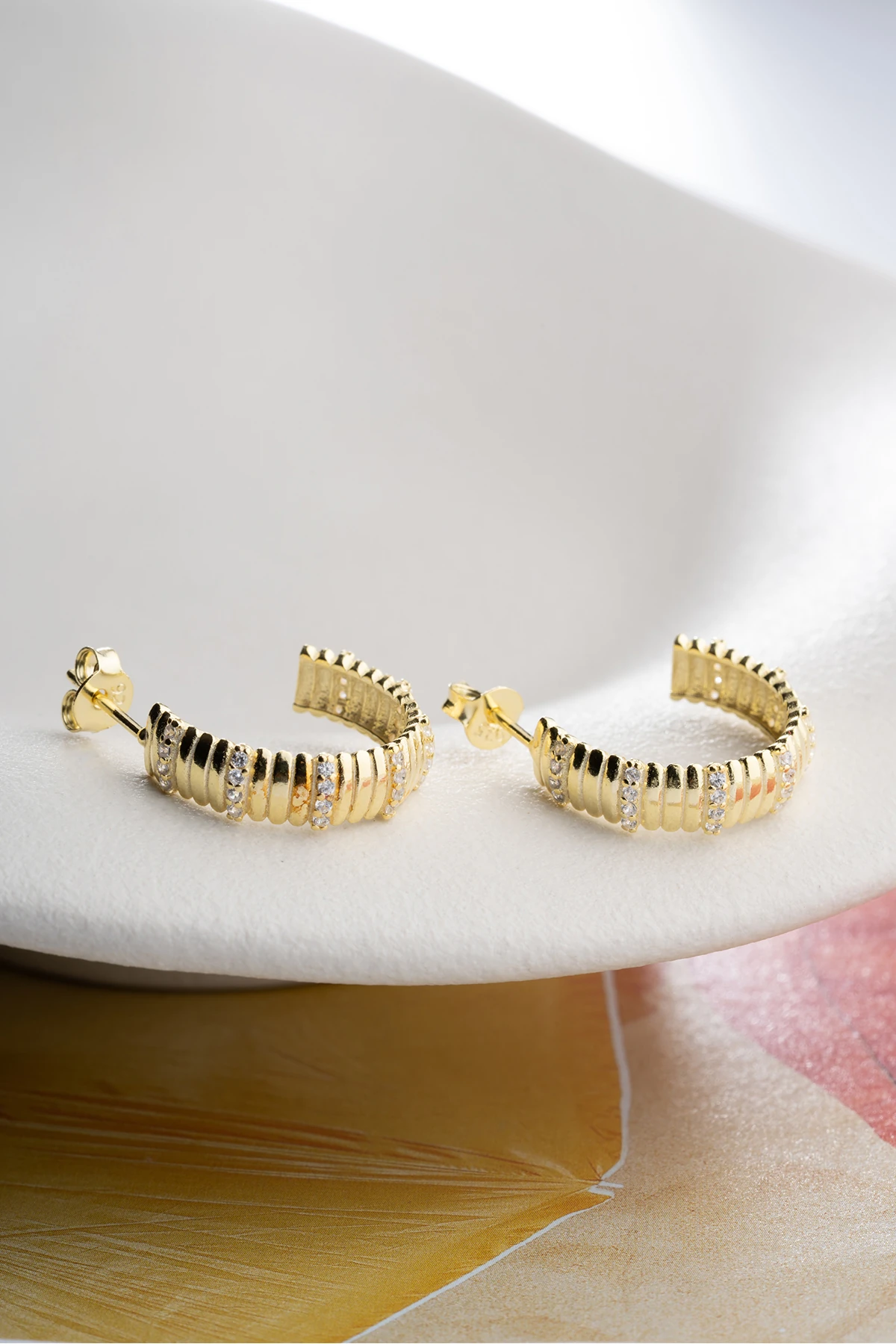 Gümüş Salyangoz Küpe