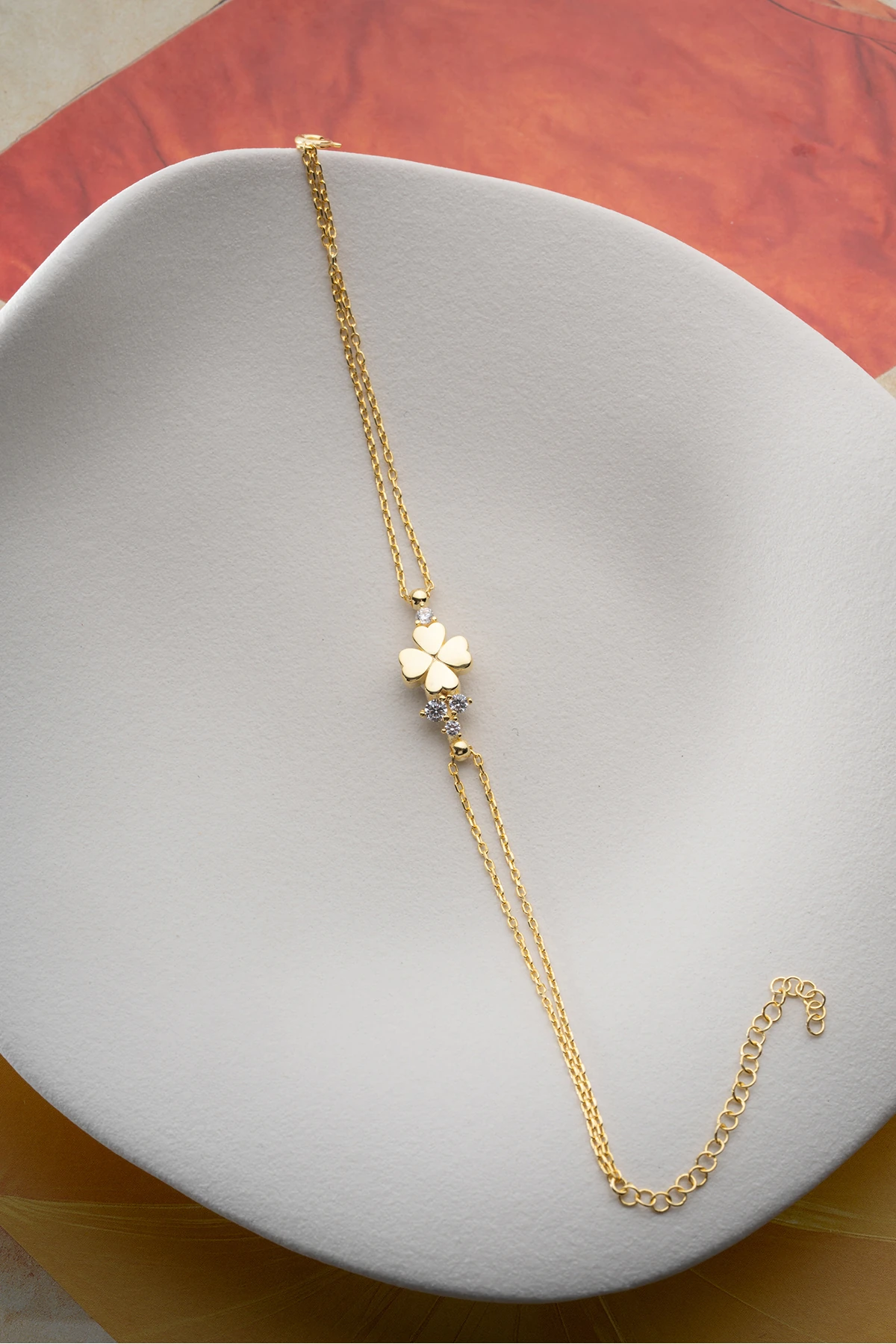 Gümüş Yonca Bileklik