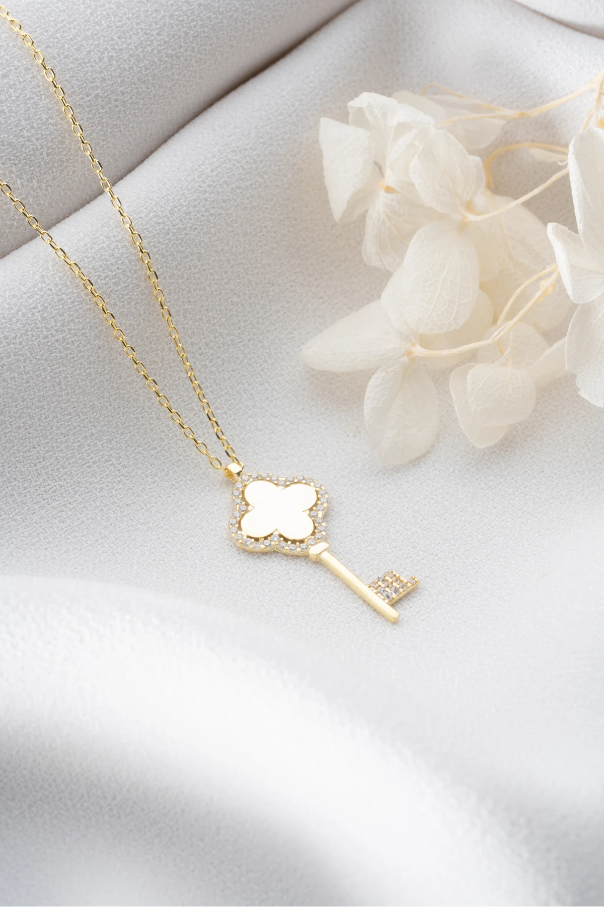 Gümüş Anahtar Kolye