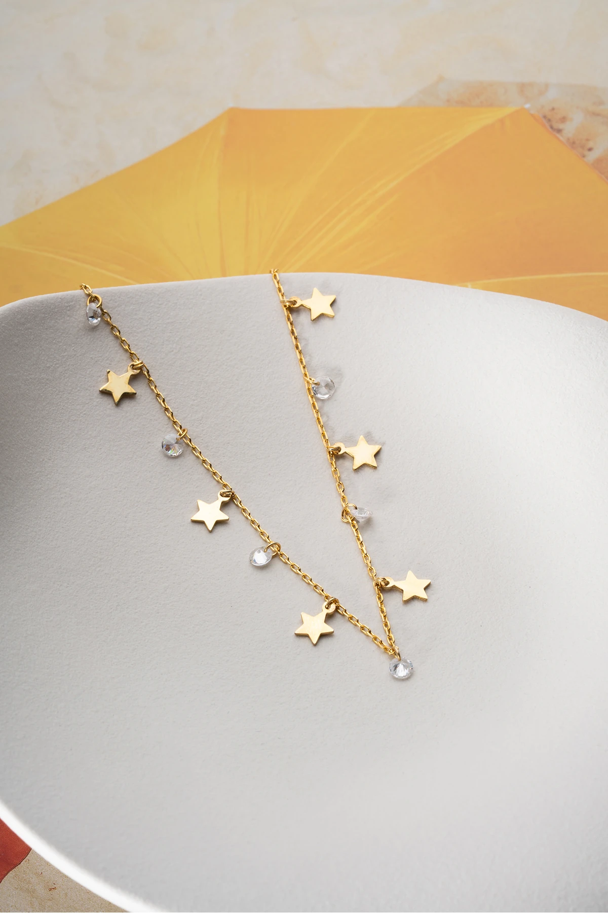 Gümüş Taşlı Yıldız Figürlü Halhal