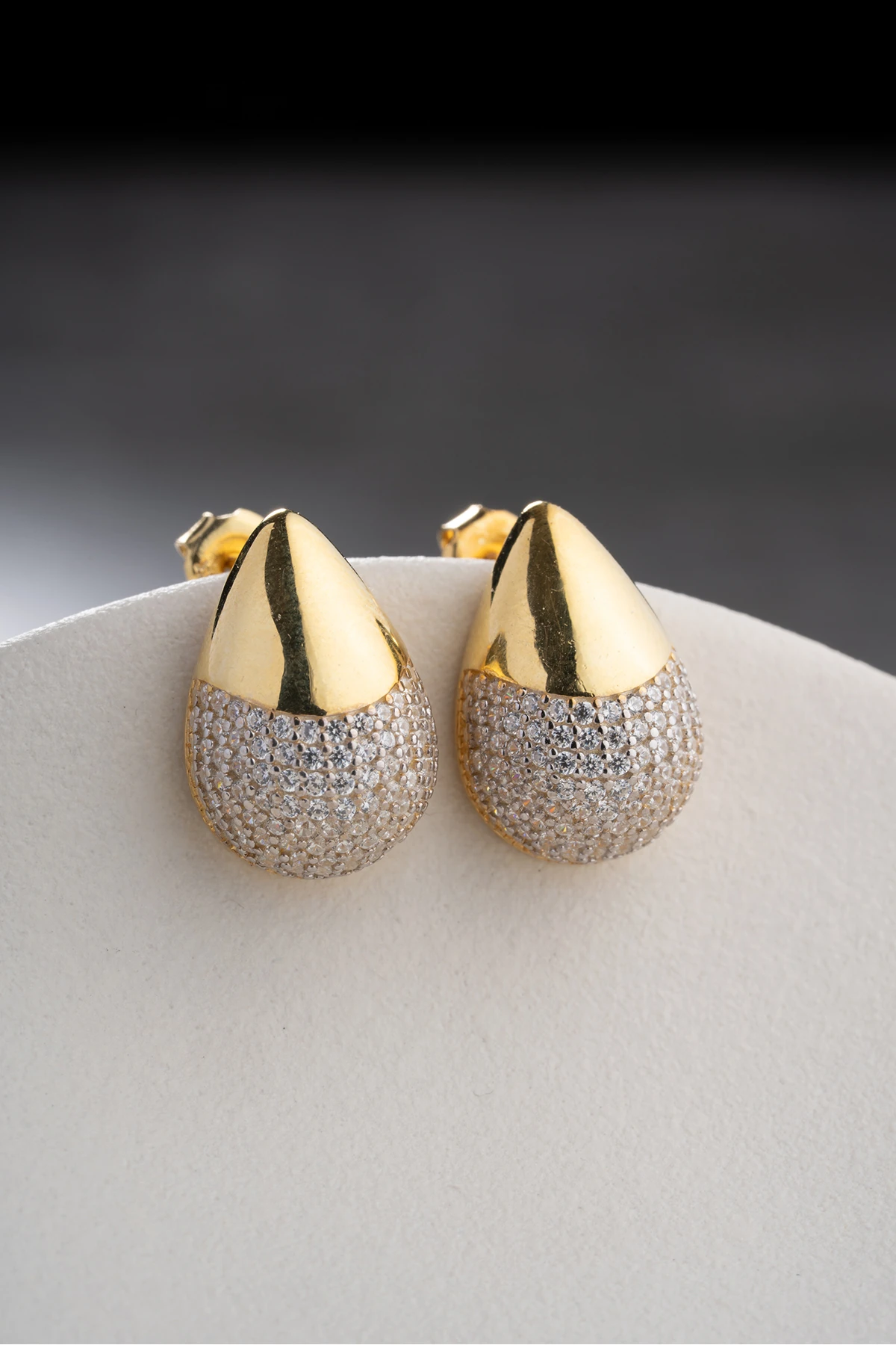 Gümüş Damla Model Küpe