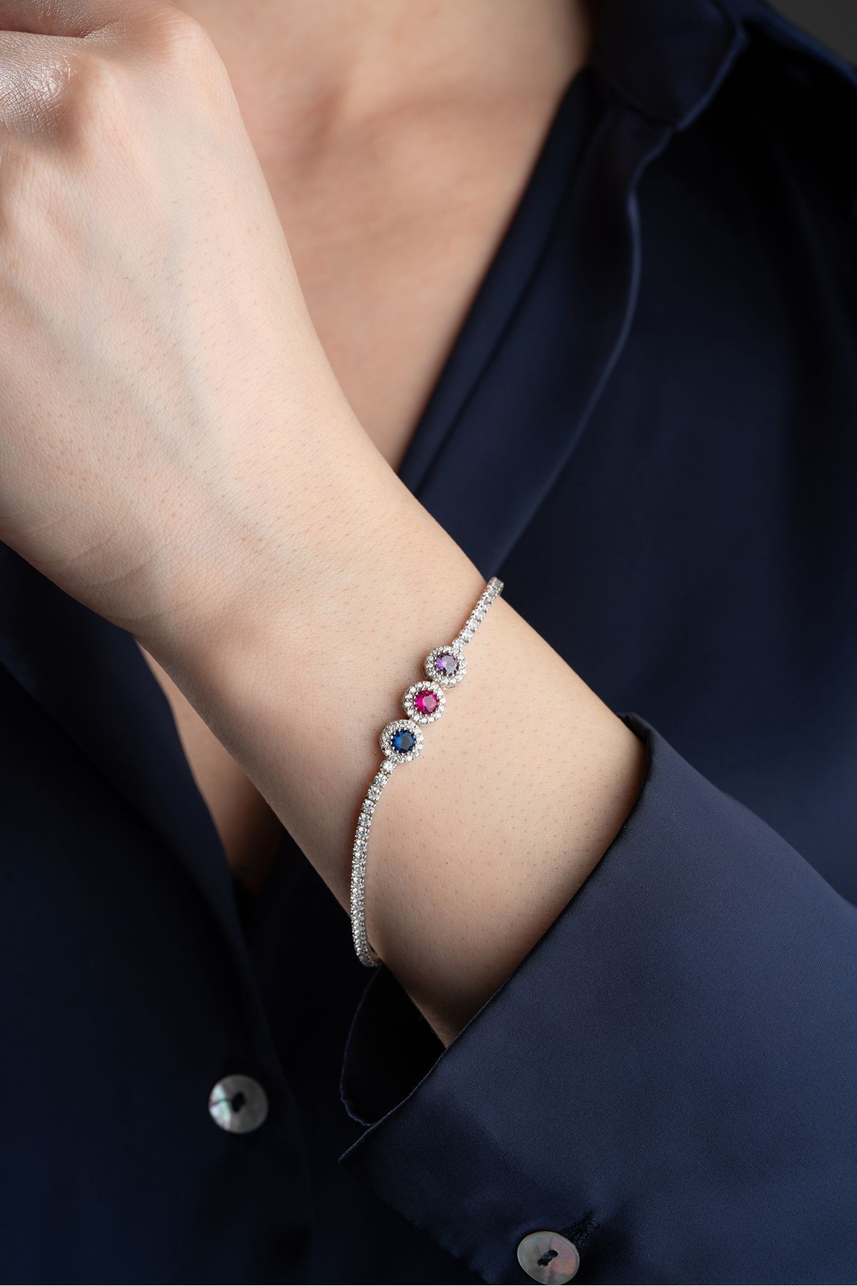 Gümüş Su Yolu Bileklik