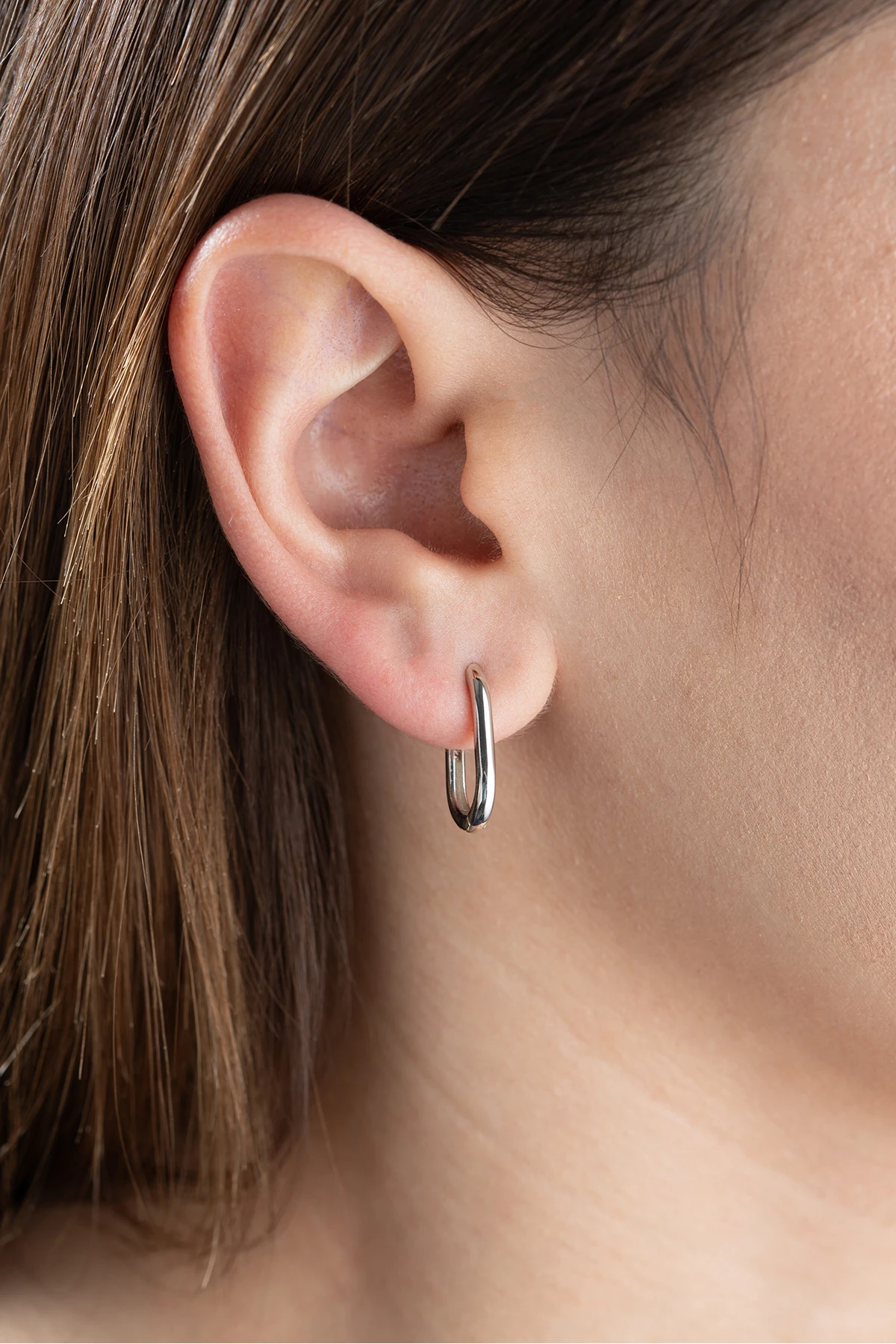 Gümüş Halka Küpe