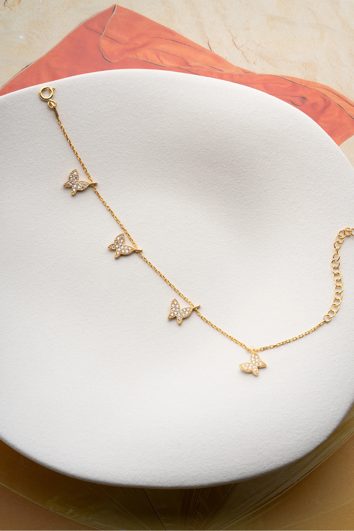 Gümüş Kelebek Bileklik