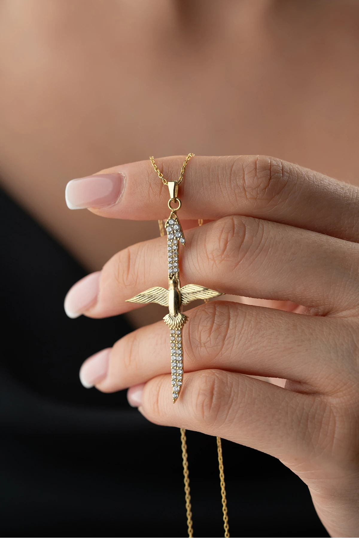 Gümüş Elifvav Kolye