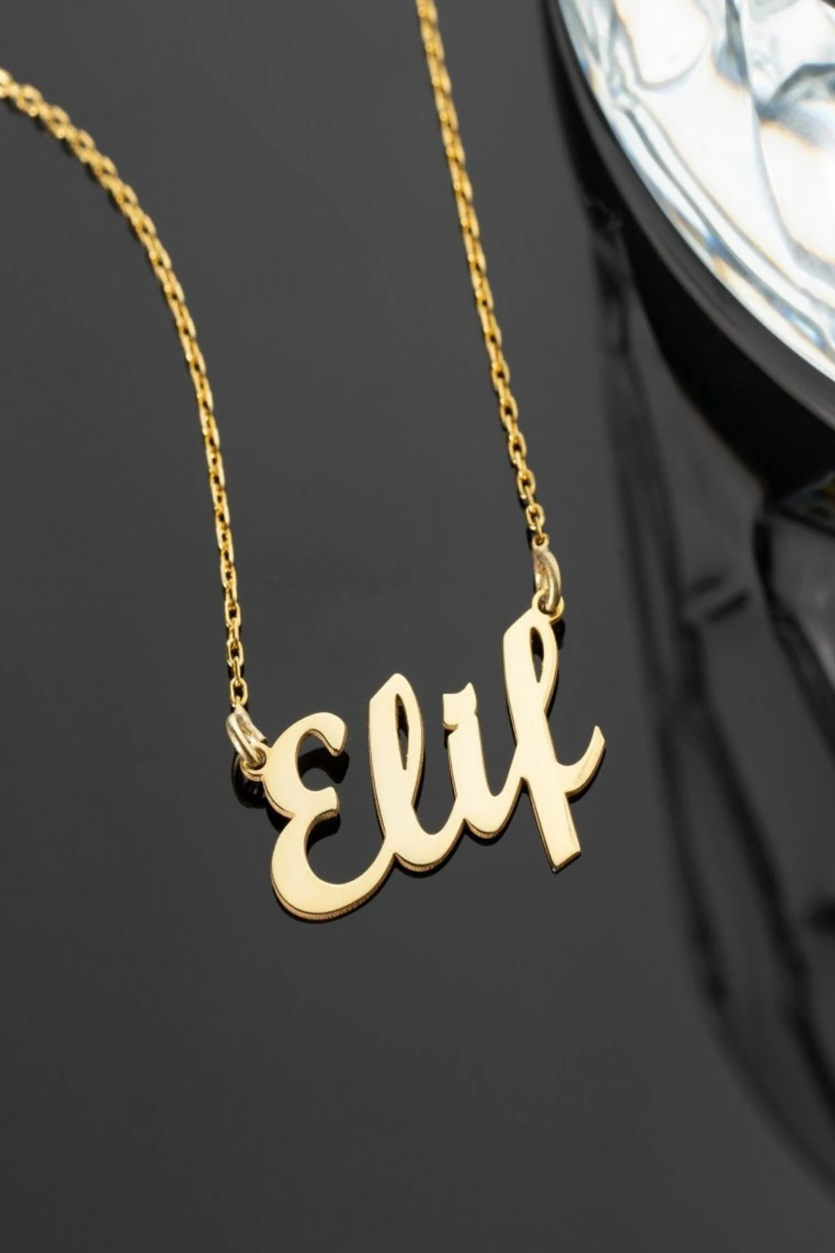 Gümüş Kişiye Özel Isimli Kolye