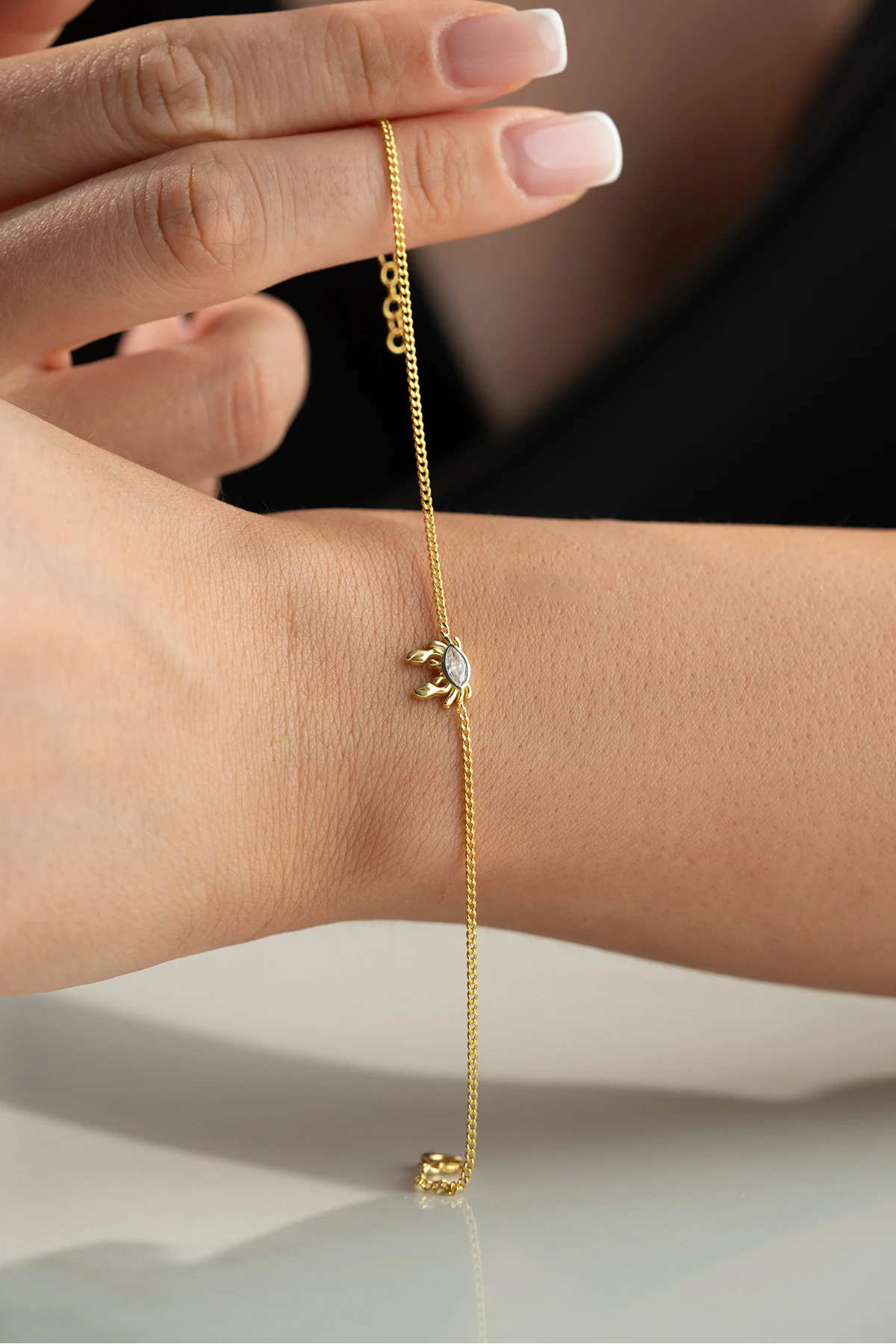 Gümüş Yengeç Bileklik