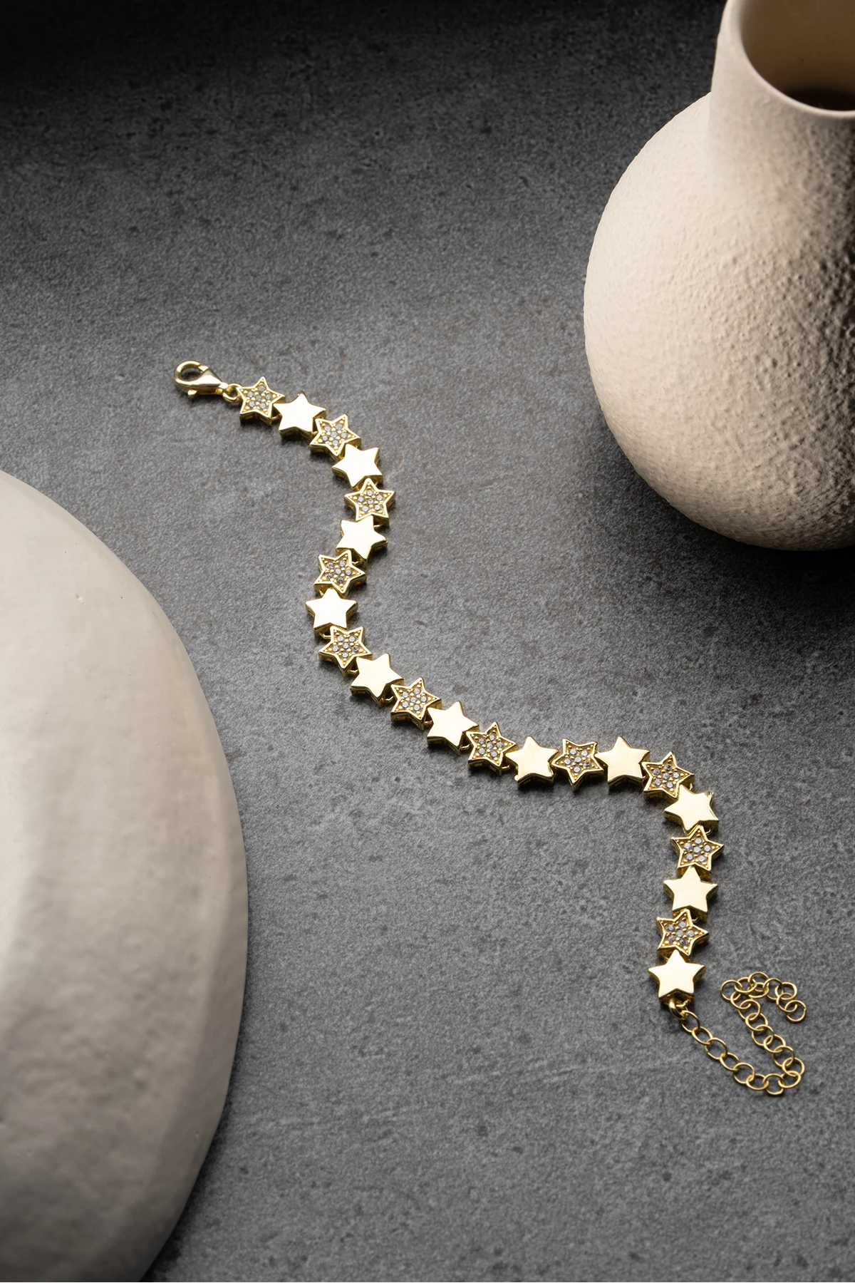 Gümüş Yıldız Model Bileklik