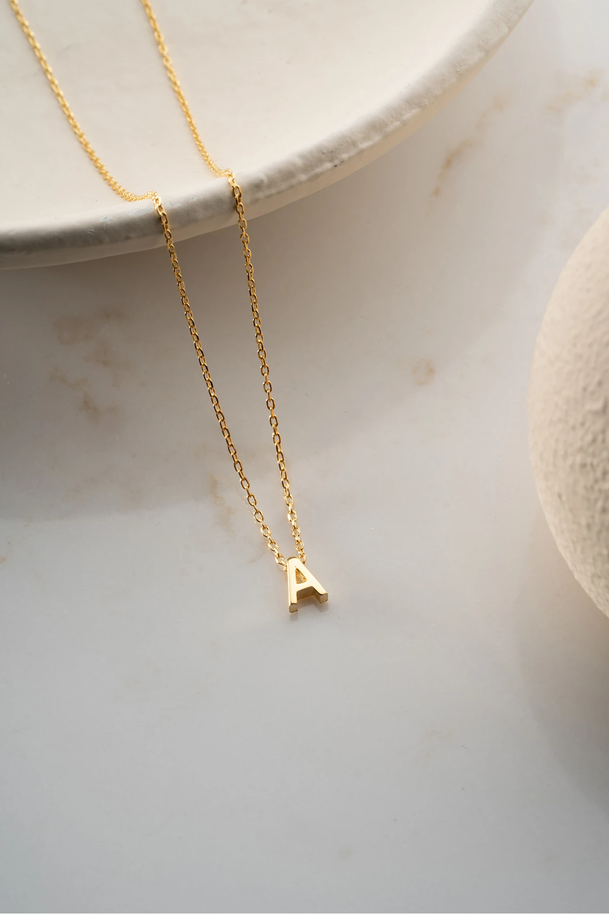 Gümüş Kişiye Özel Harf Kolye