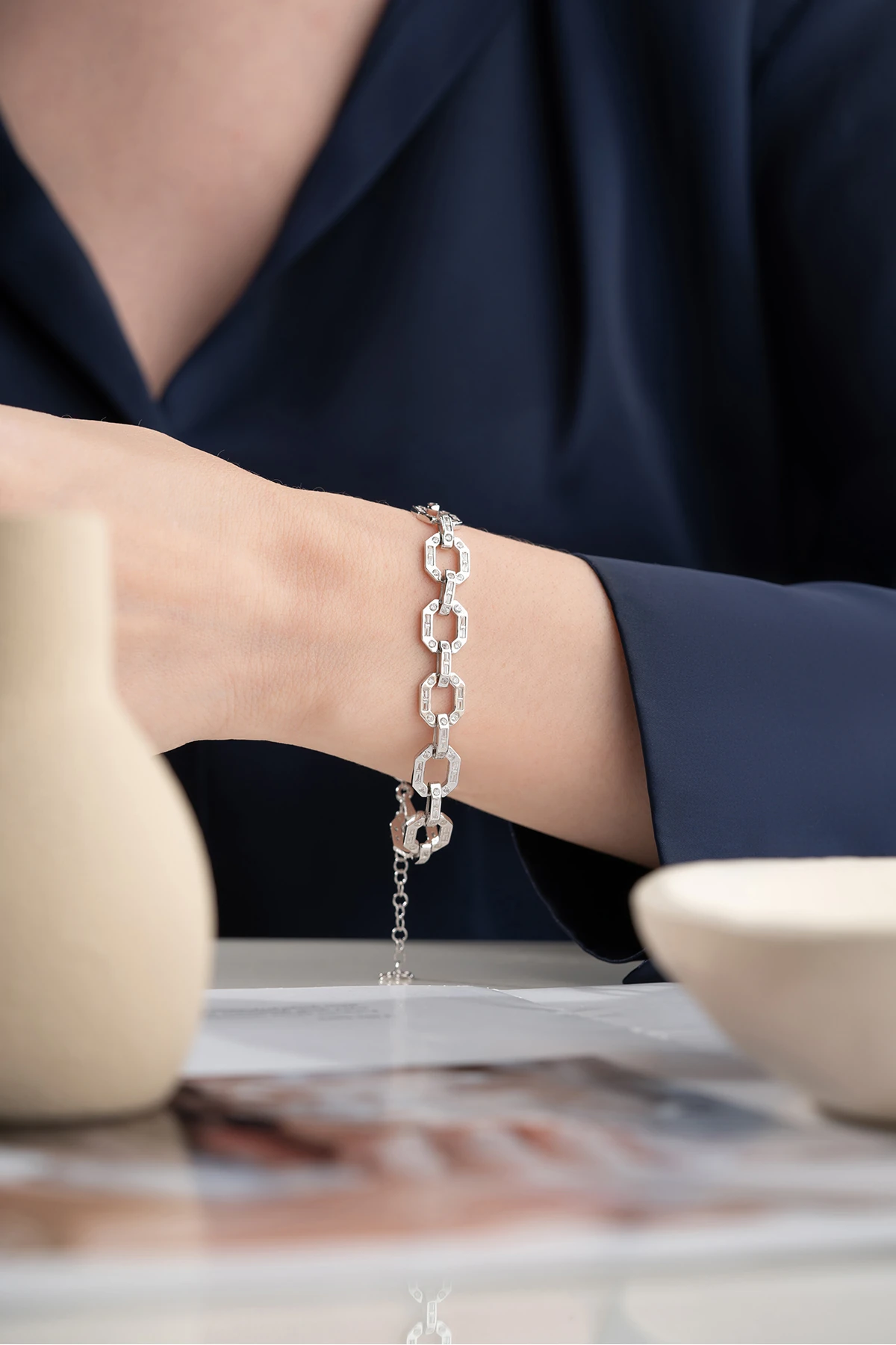 Gümüş Trend Bileklik