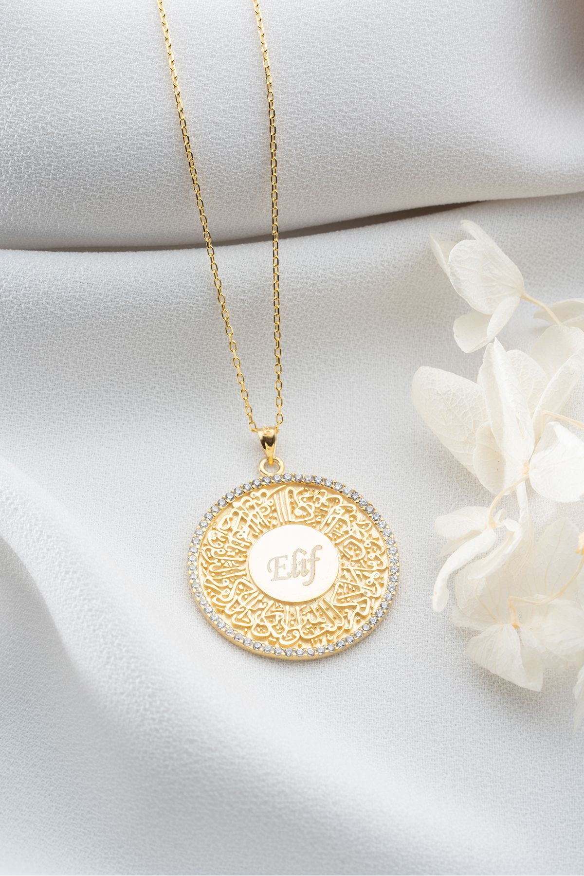 Gümüş İsimli Dua Kolye