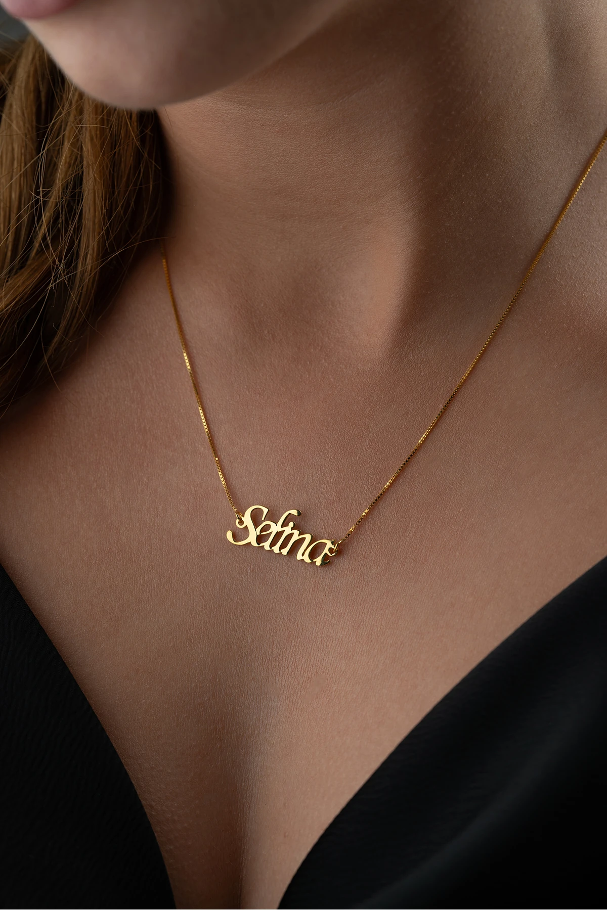 Gümüş Kişiye Özel İsim Kolye