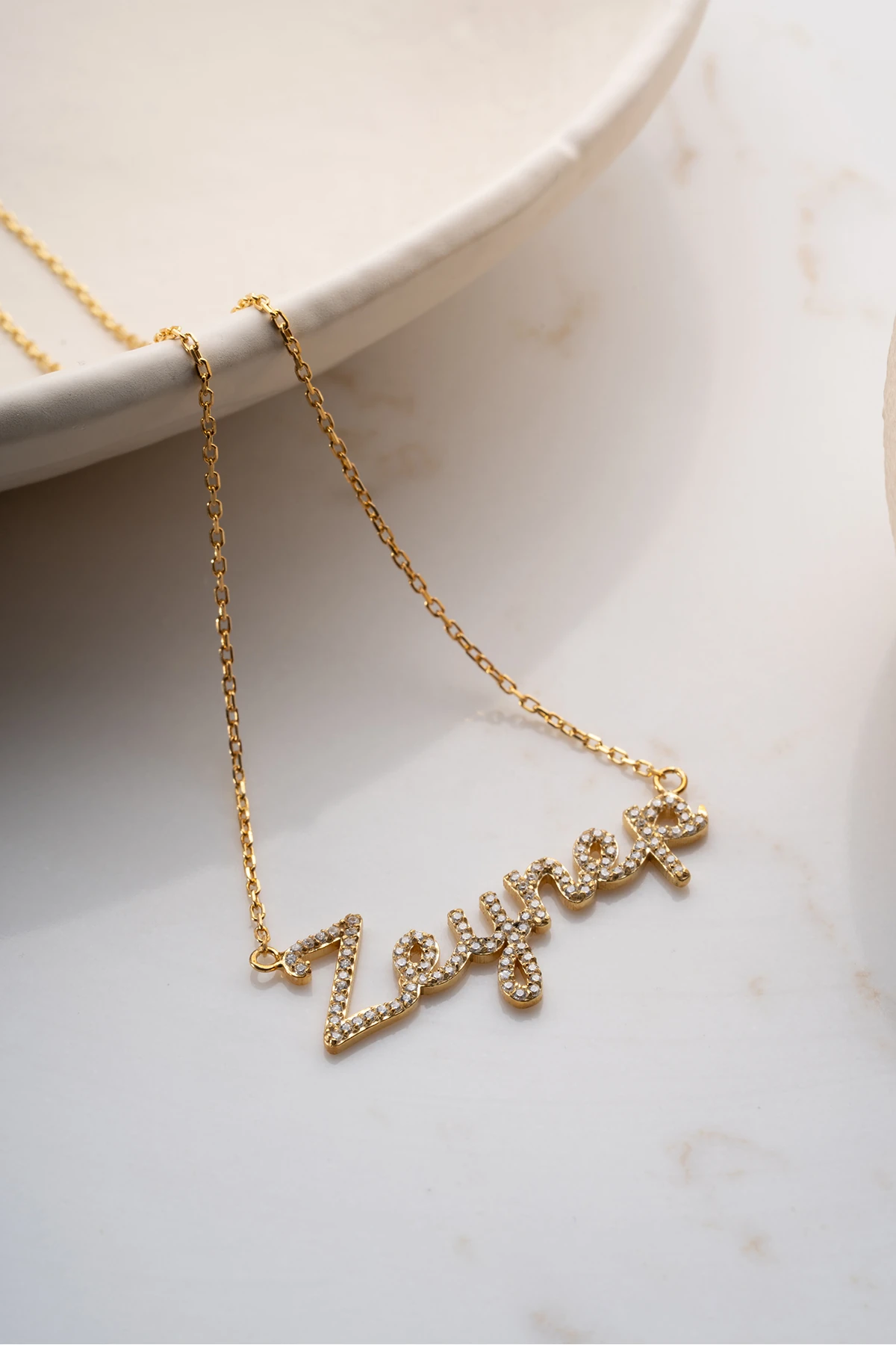 Gümüş Kişiye Özel Model Kolye