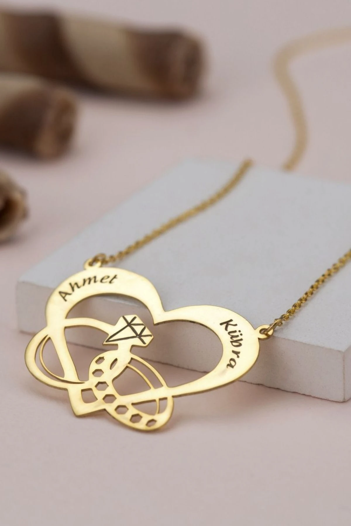 Gümüş Isimli Evlilik Kolyesi