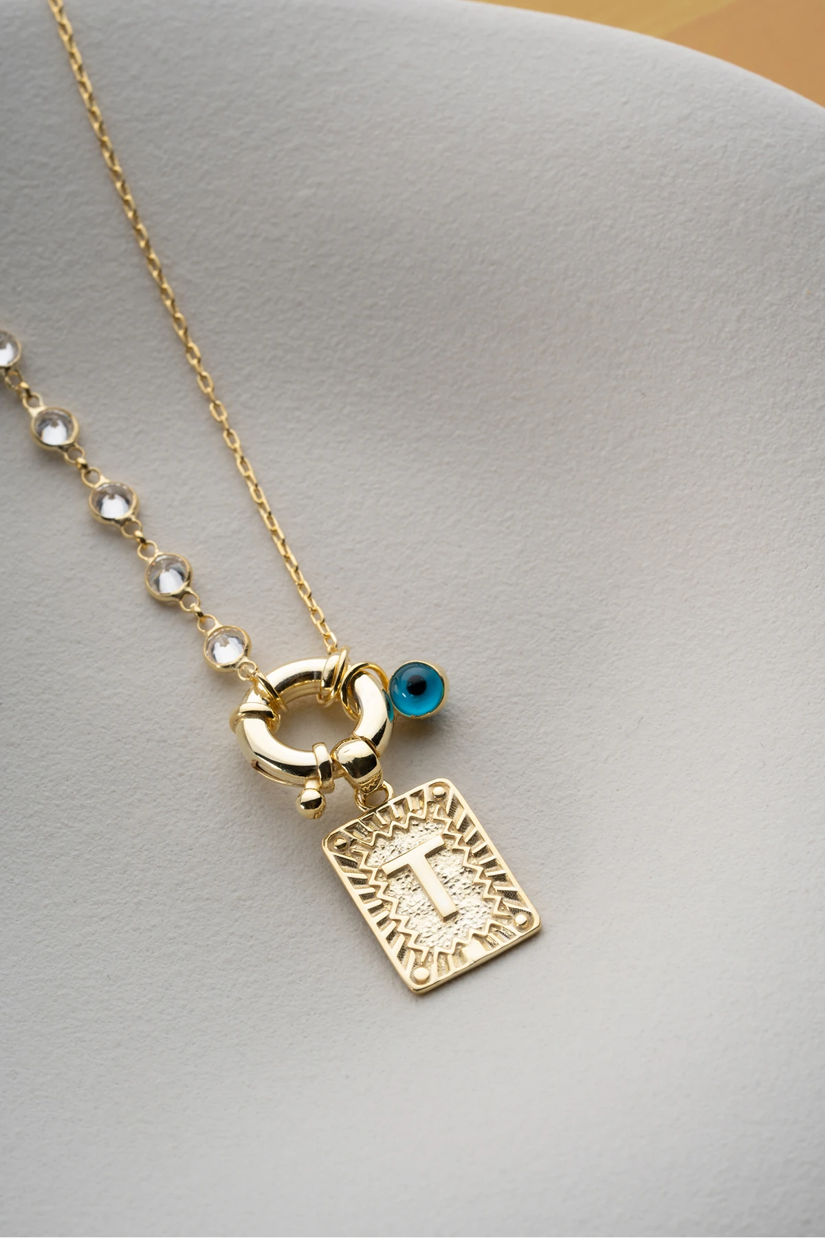 Gümüş Kişiye Özel Harf Kolye