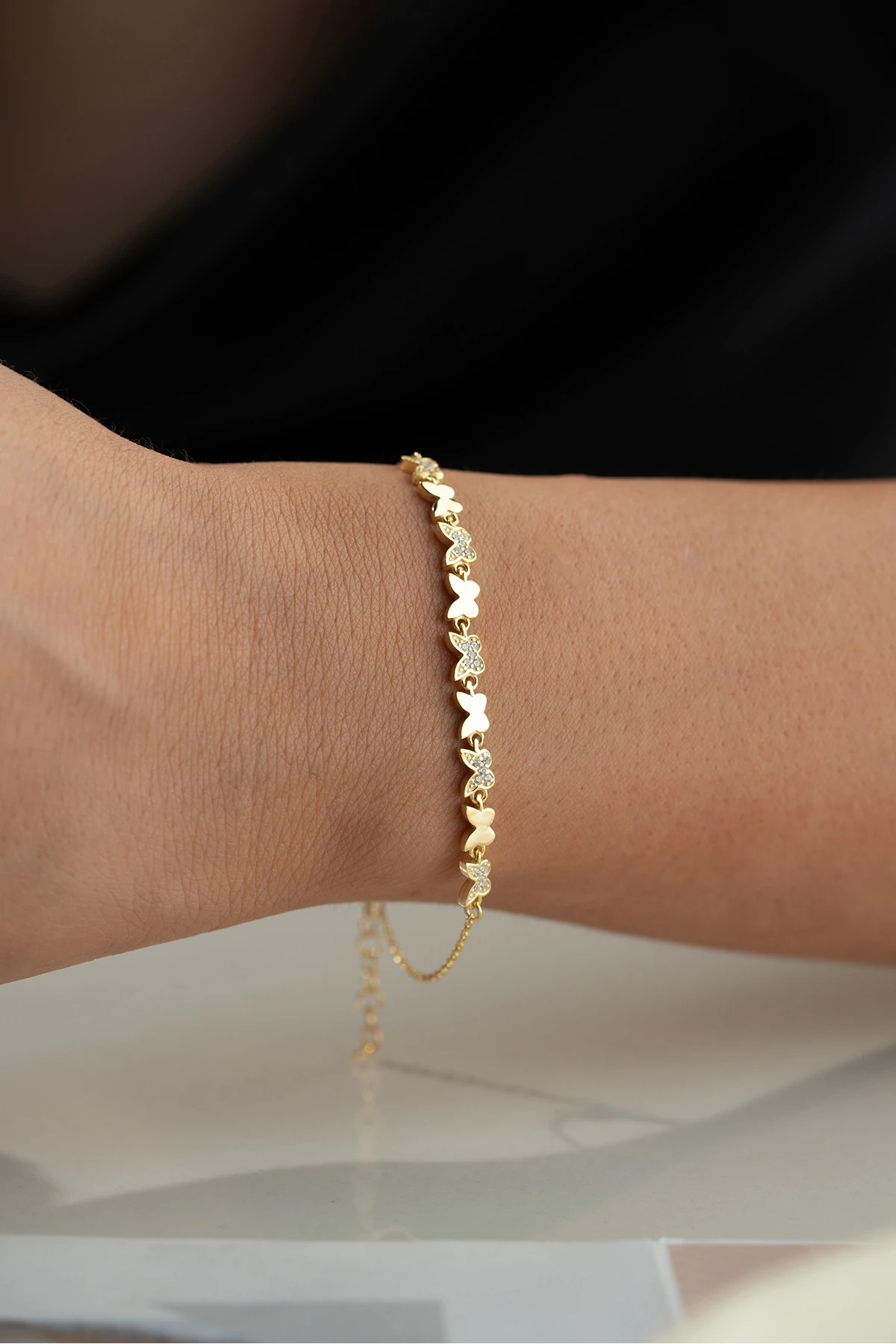 Gümüş Kelebek Bileklik