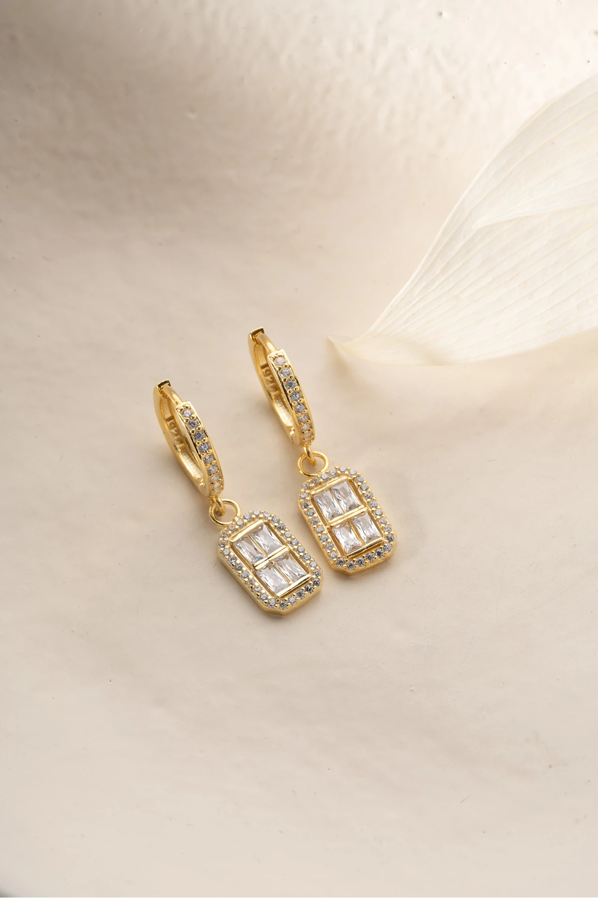 Gümüş Baget Küpe