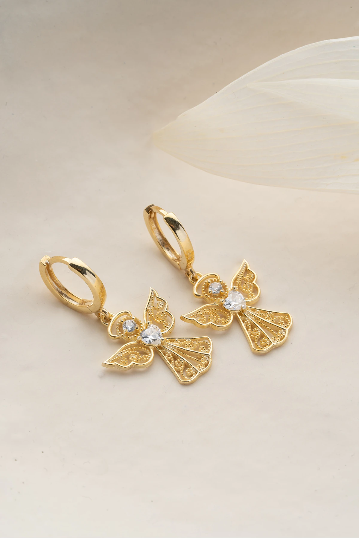 Gümüş Melek Küpe