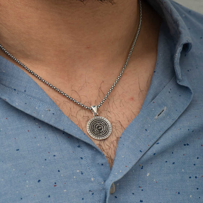 Gümüş Kıtmir Duası Kolye