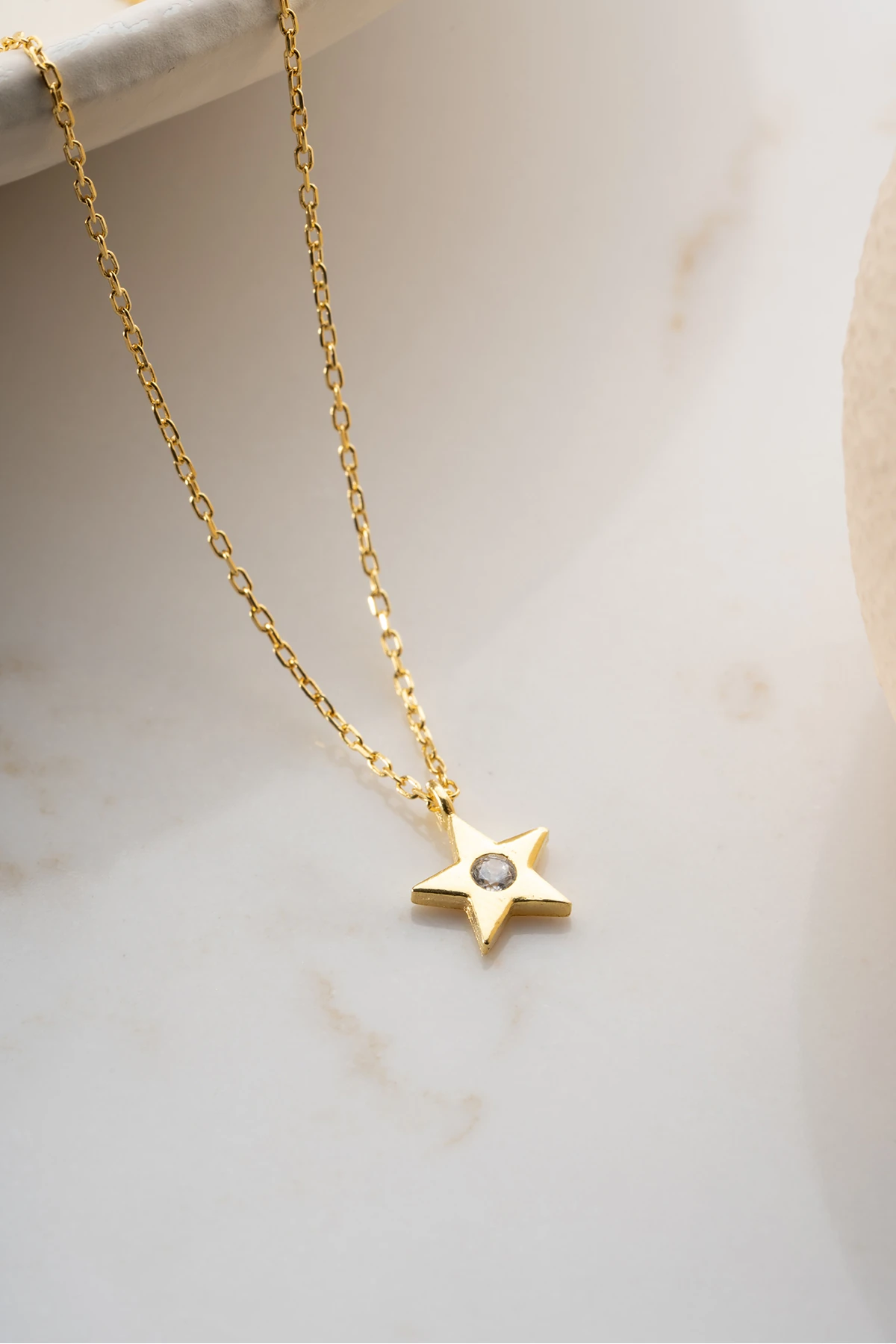 Gümüş Yıldız Kolye