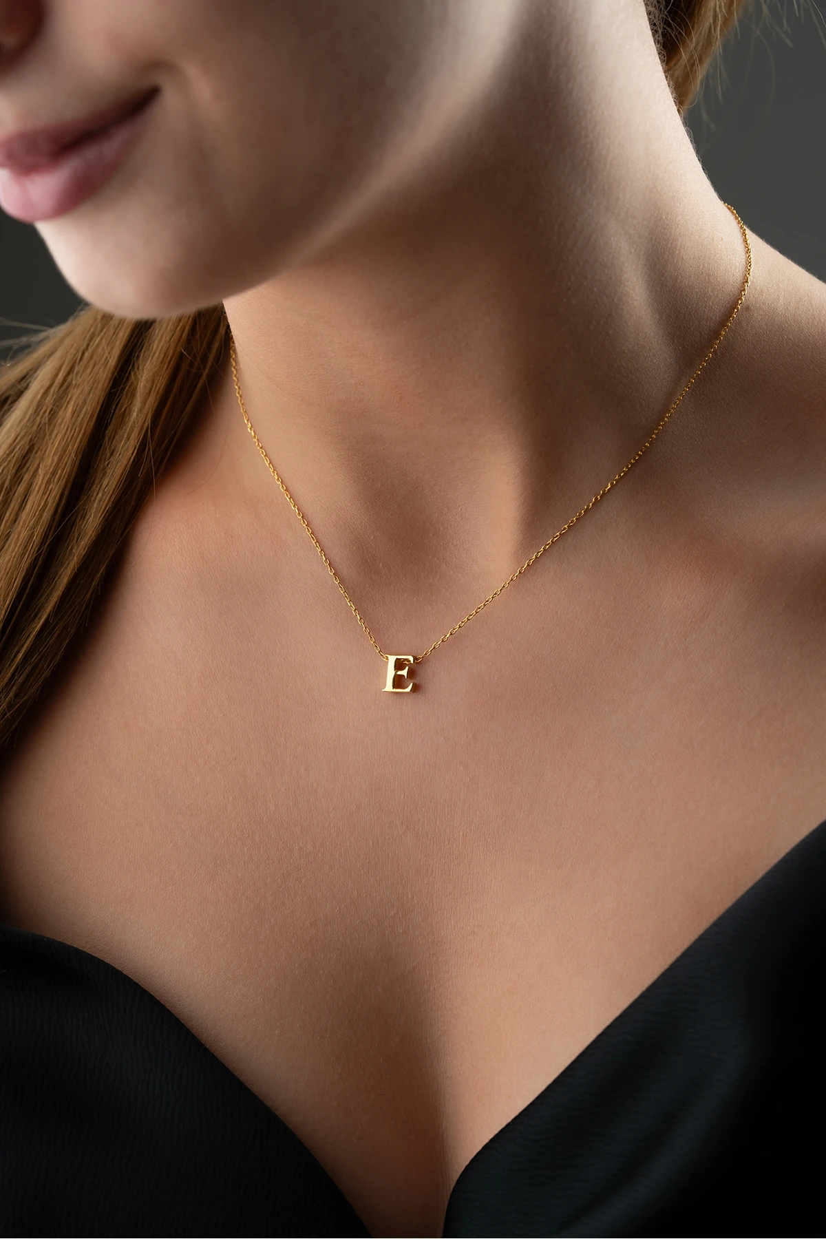 Gümüş Kişiye Özel Harf Kolye