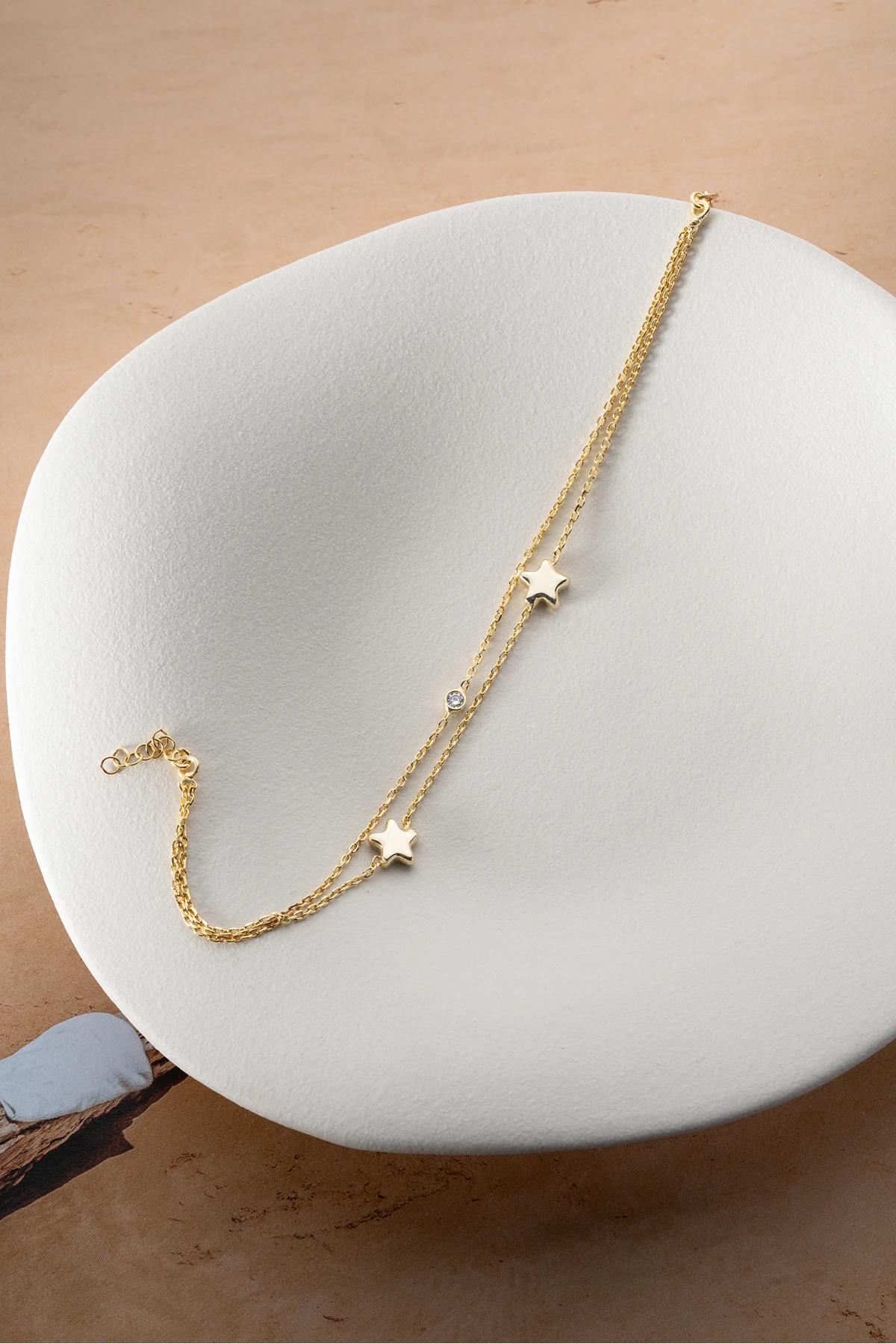 Gümüş Yıldız Model Bileklik