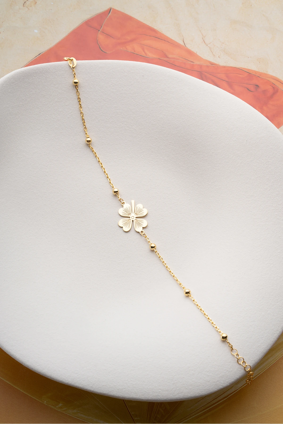 Gümüş Yonca Bileklik