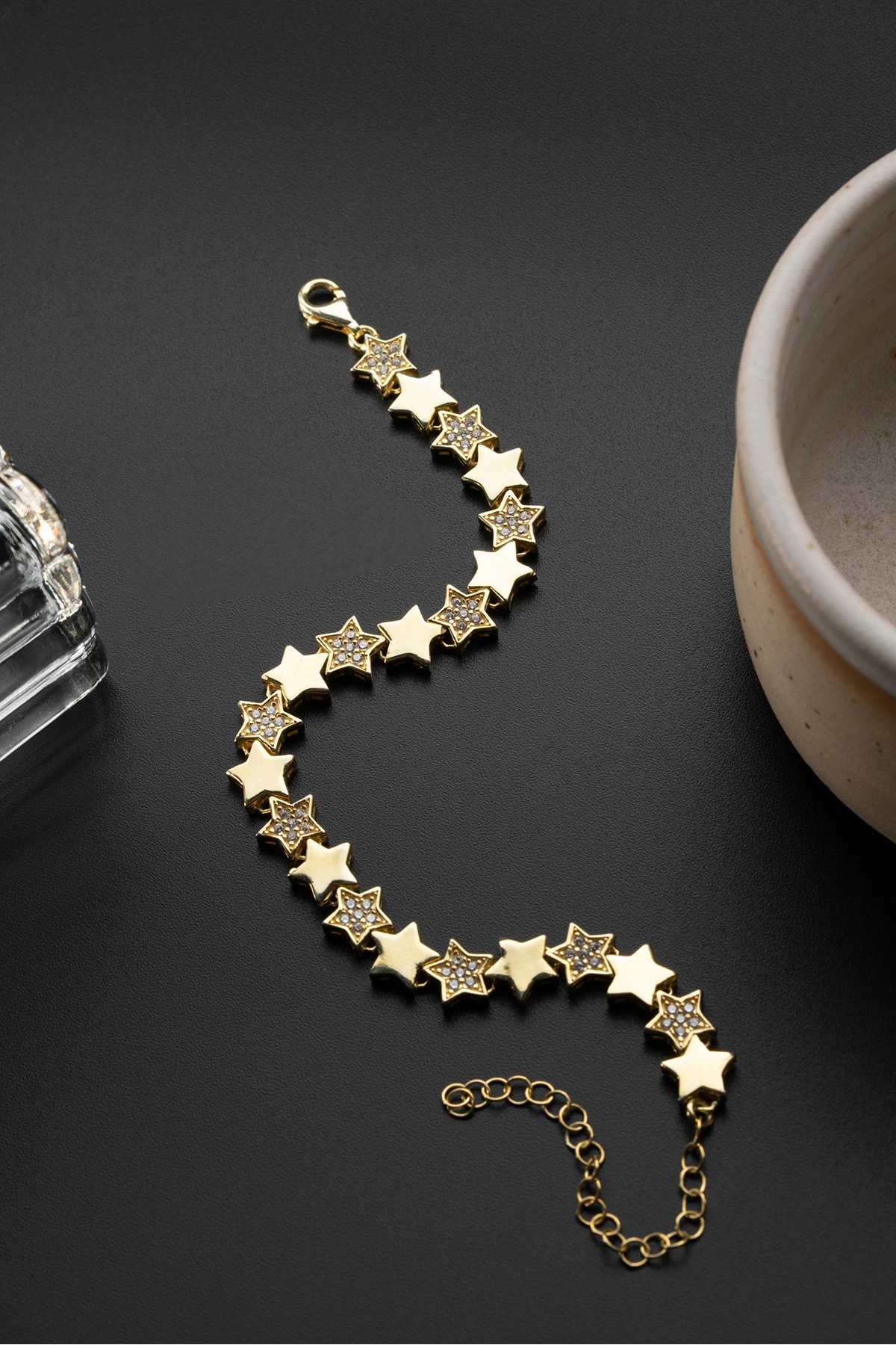 Gümüş Yıldız Model Bileklik