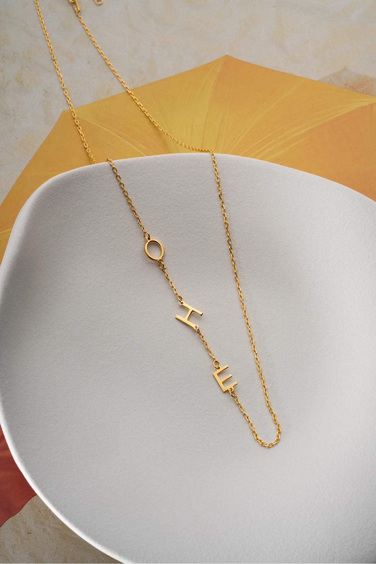 Gümüş Kişiye Özel Harf Kolye