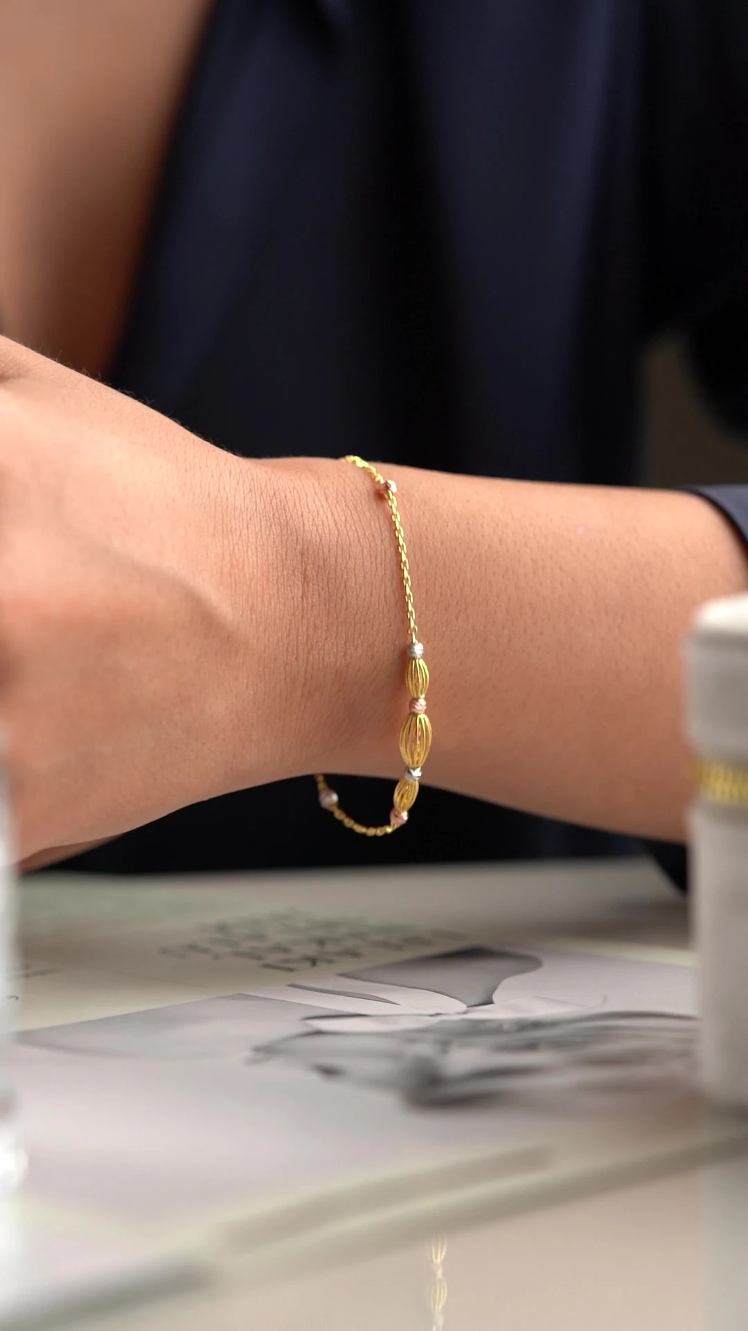 Gümüş 3 Kafesli Dorika Bileklik