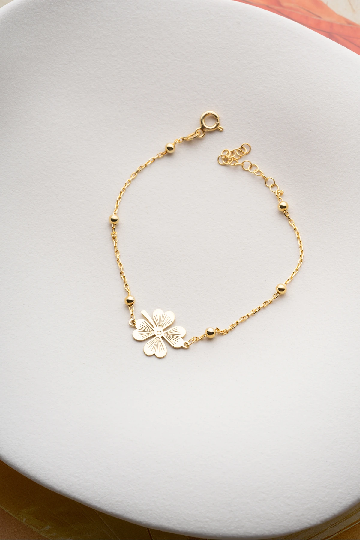 Gümüş Yonca Bileklik