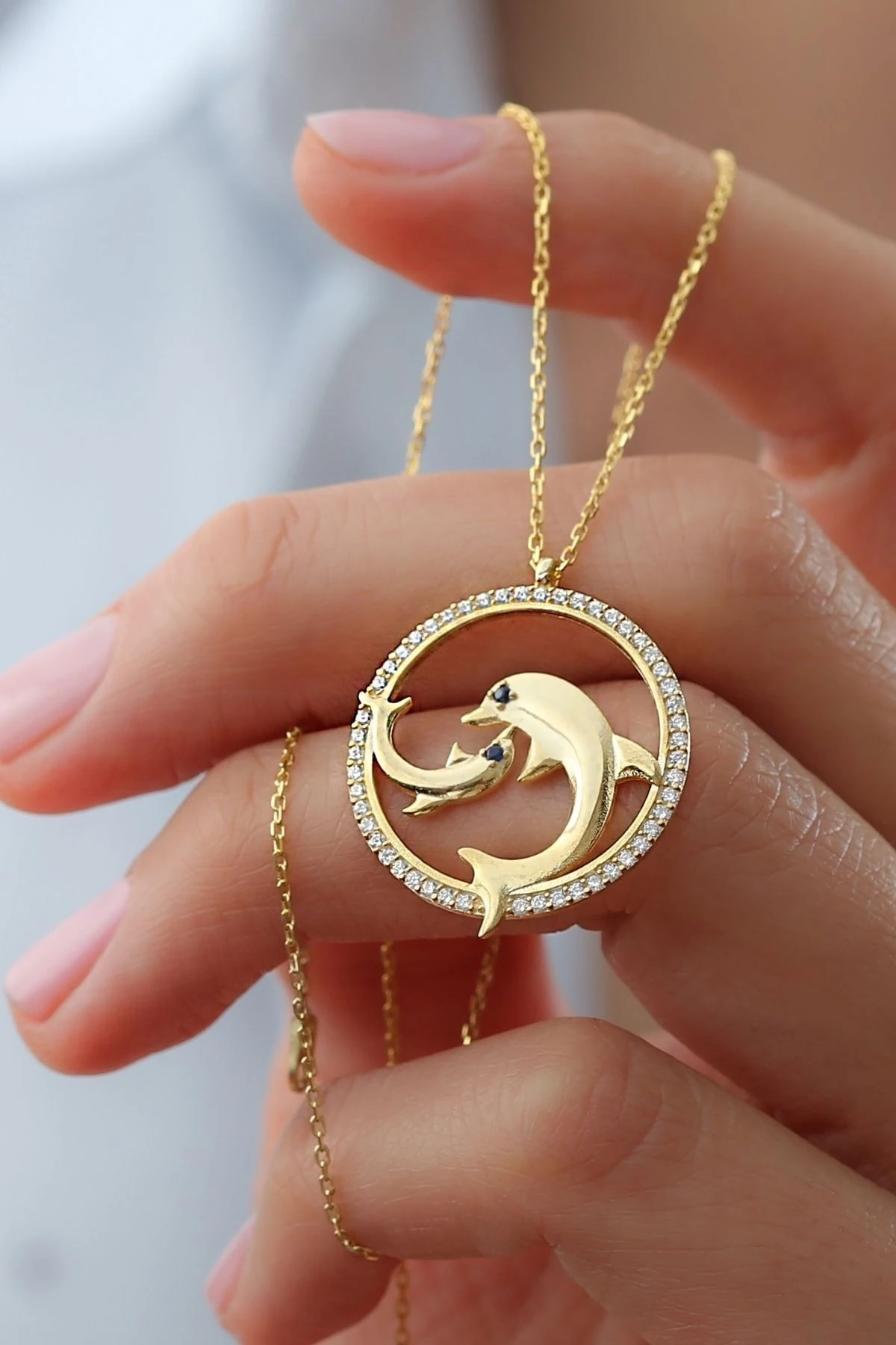 Gümüş Yunus Kolye