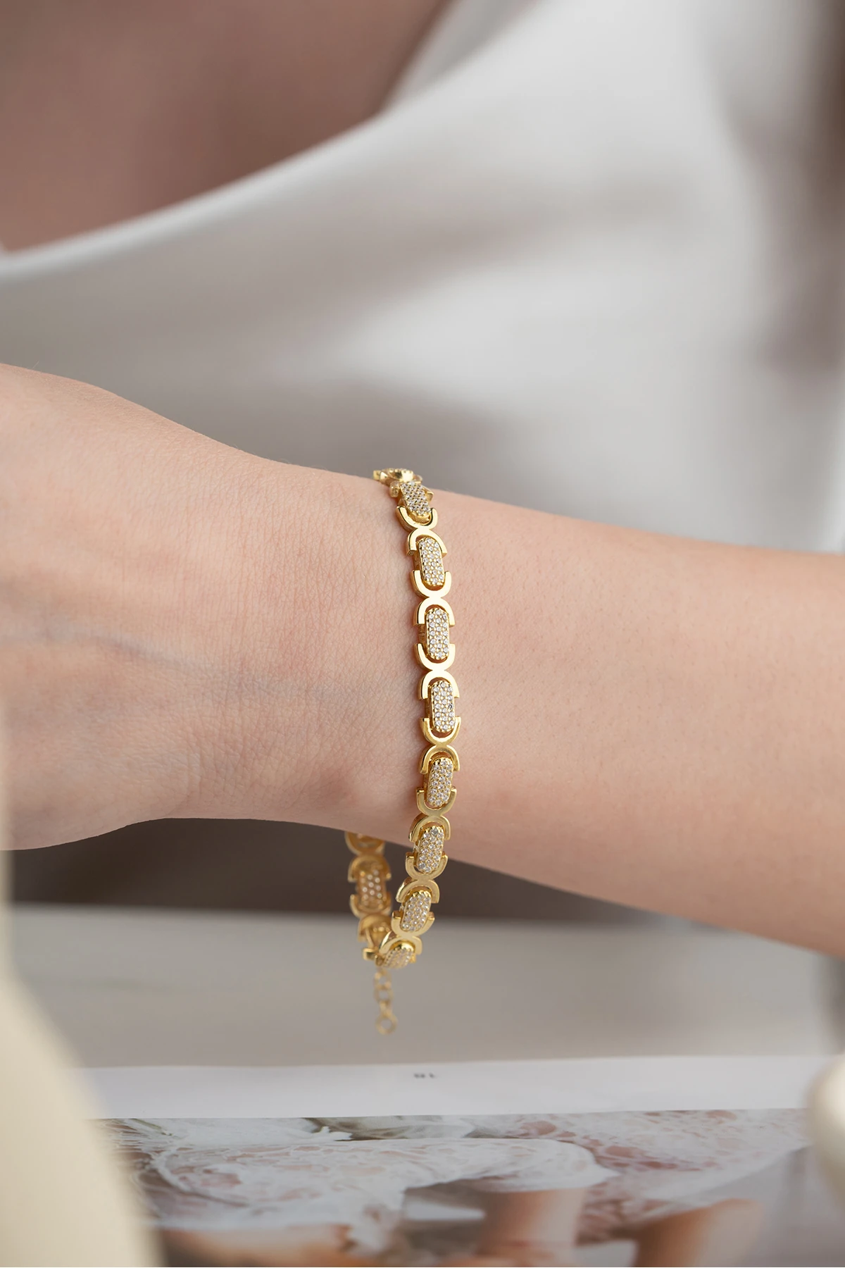 Gümüş Trend Model Bileklik