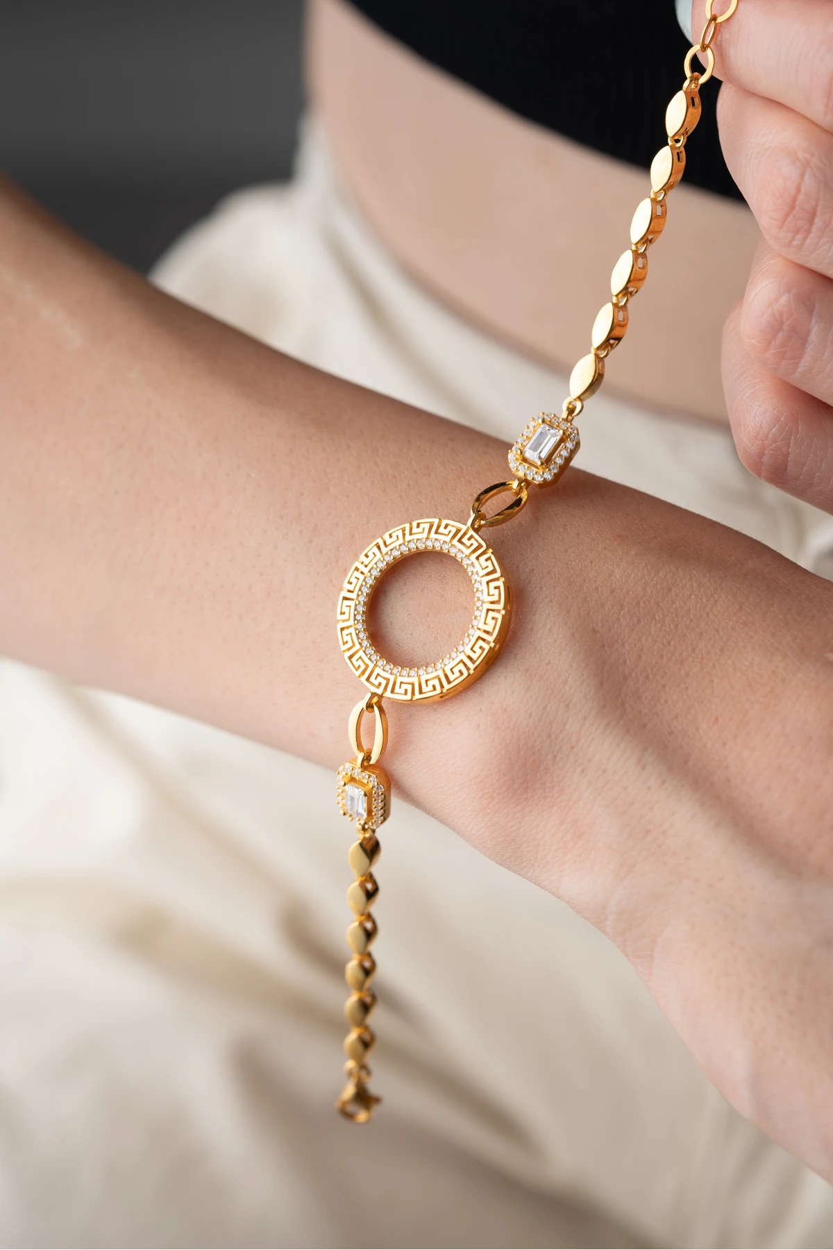 Gümüş Çeyrek Bileklik