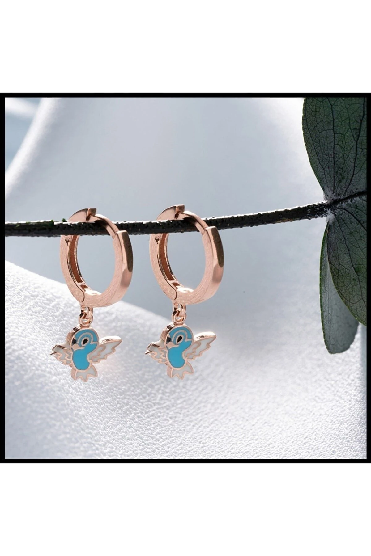 Gümüş Serçe Çocuk Küpesi