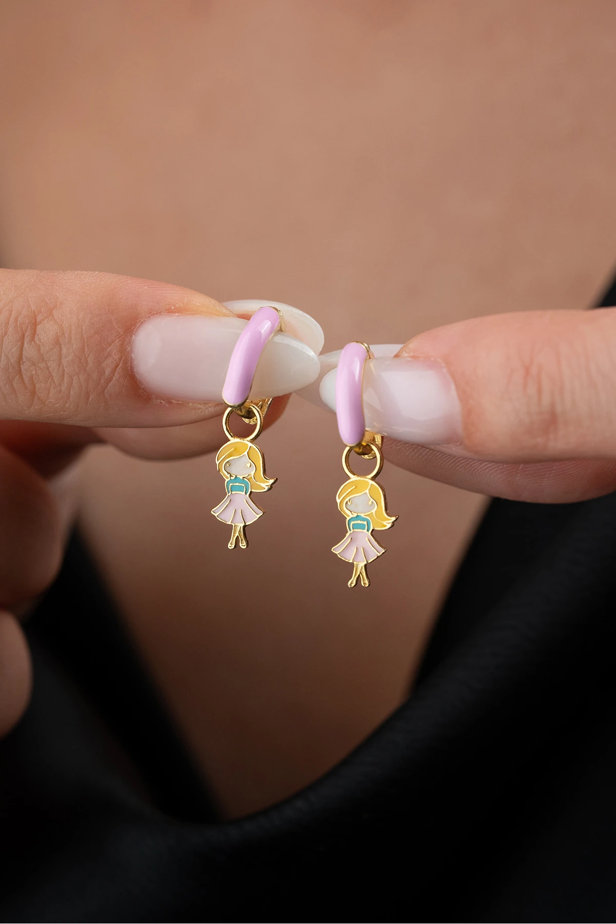 Gümüş Kız Çocuk Küpe