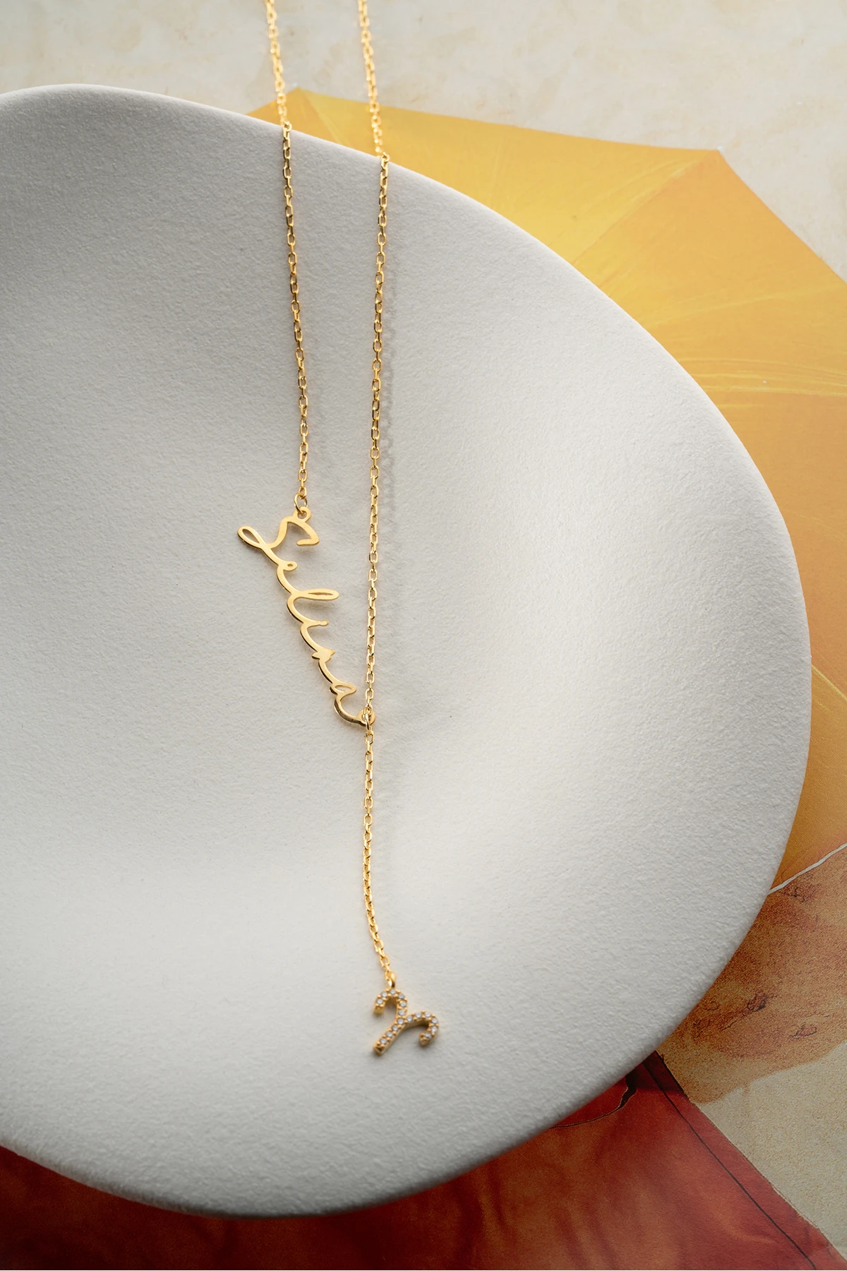 Gümüş Kişiye Özel İsimli Kolye